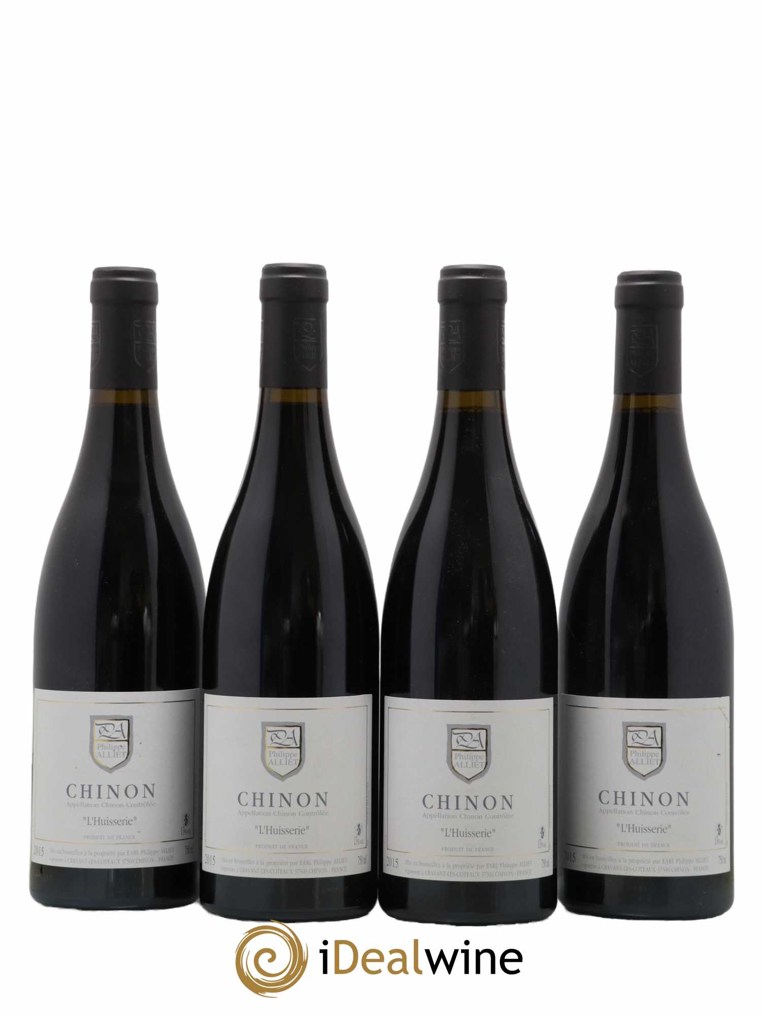 Chinon L'Huisserie Philippe Alliet 2015 - Lot de 4 bouteilles - 0