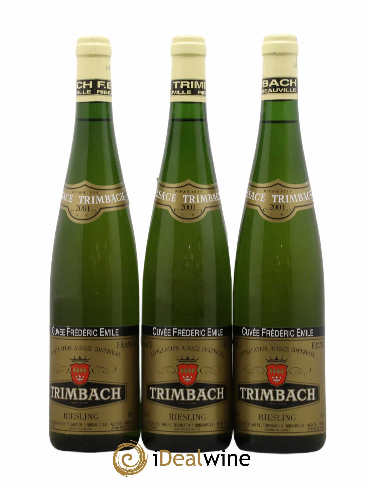 Alsace Riesling Cuvée Frédéric Emile Trimbach (Domaine) 2001 - Lot de 3 bouteilles - 0