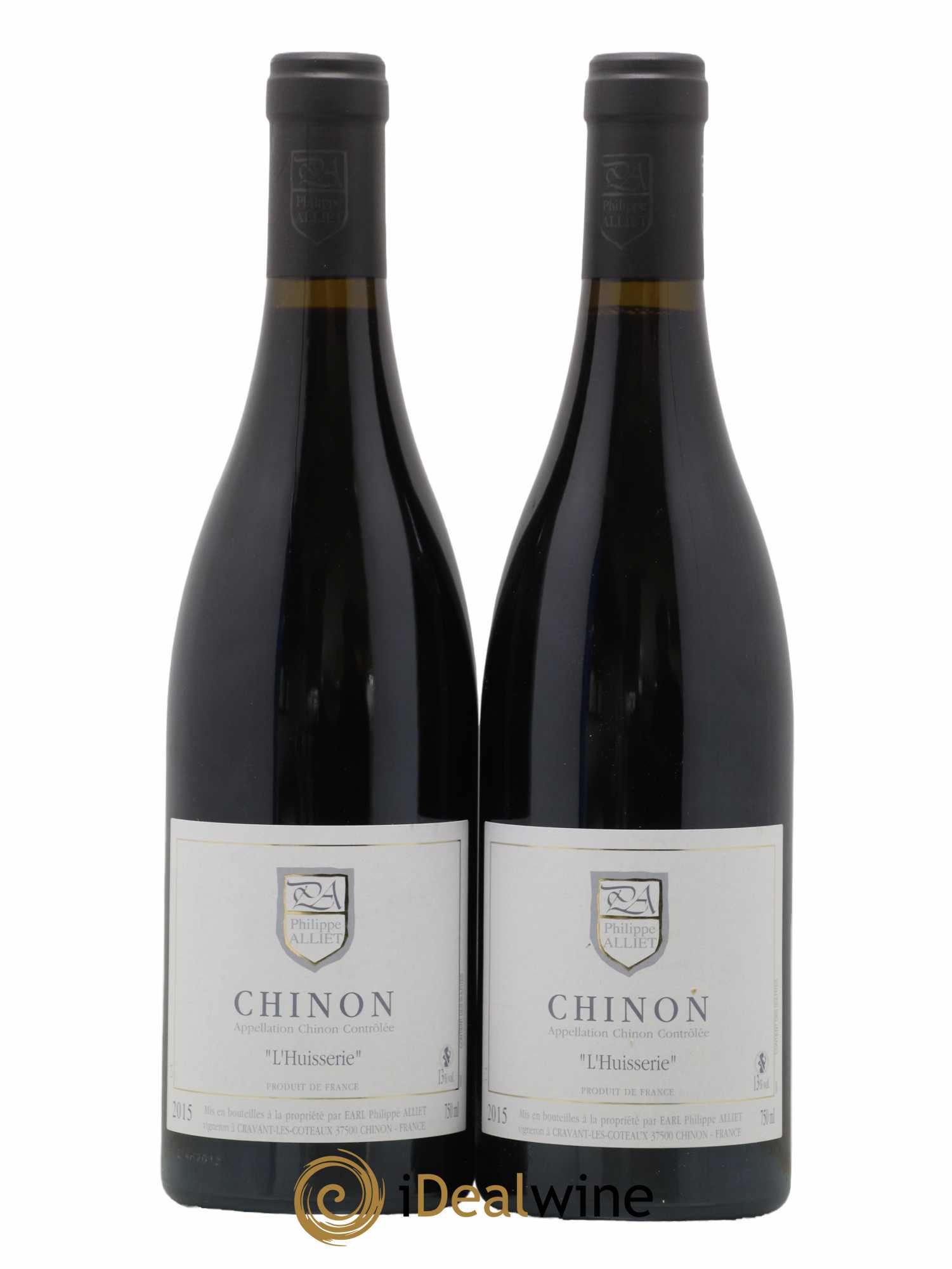 Chinon L'Huisserie Philippe Alliet 2015 - Lot de 2 bouteilles - 0