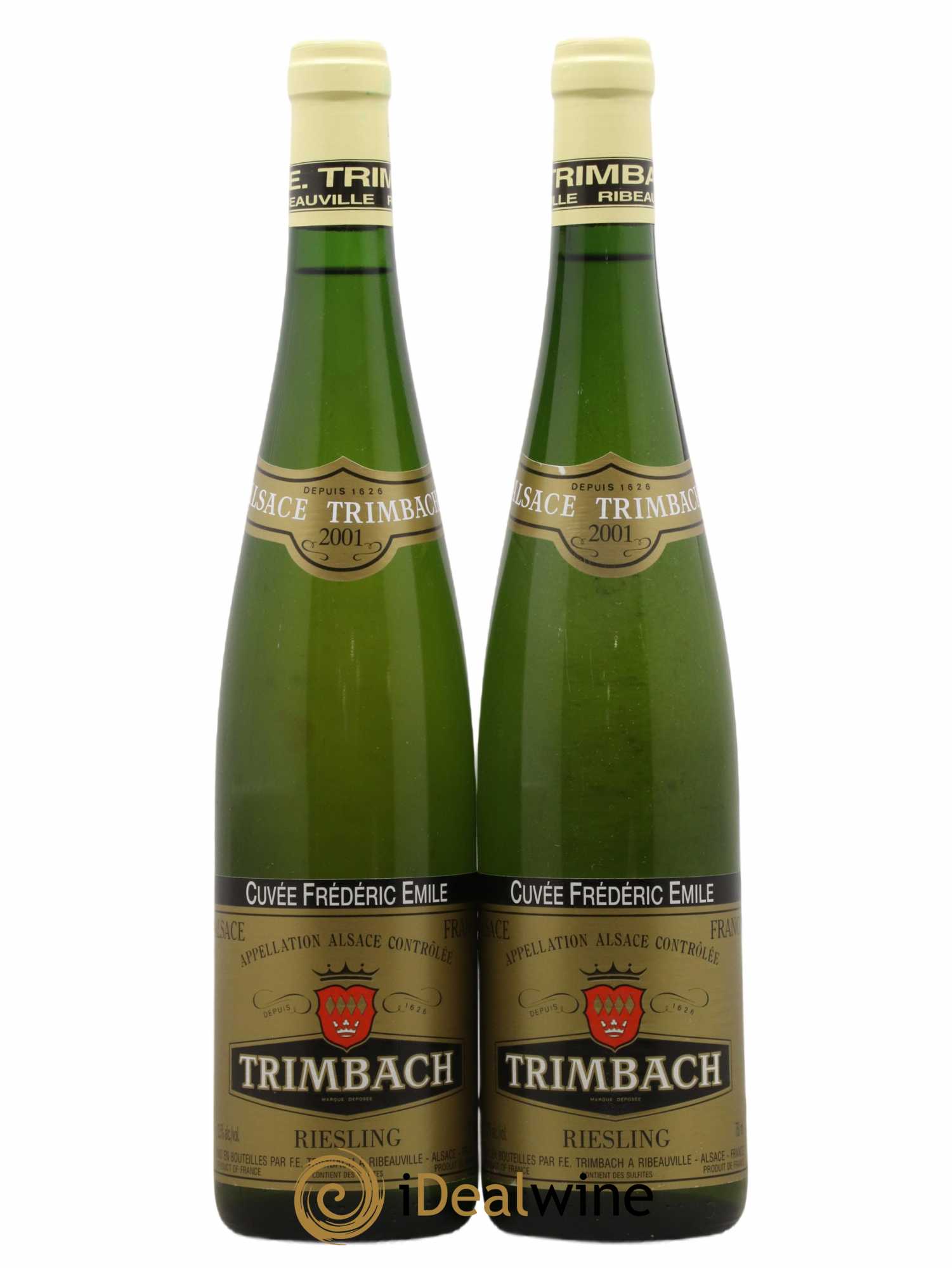 Alsace Riesling Cuvée Frédéric Emile Trimbach (Domaine) 2001 - Lot de 2 bouteilles - 0