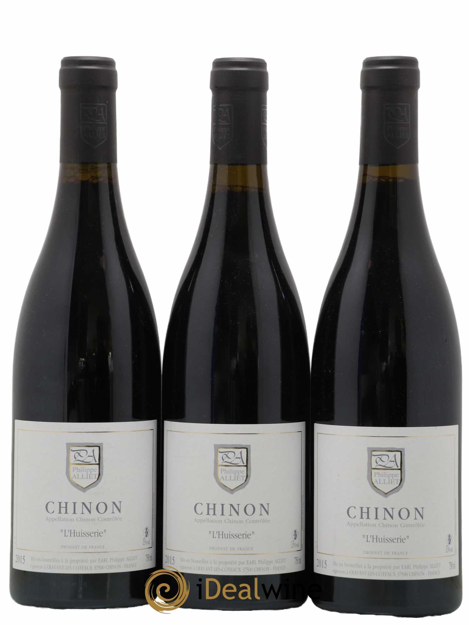 Chinon L'Huisserie Philippe Alliet 2015 - Lot de 3 bouteilles - 0