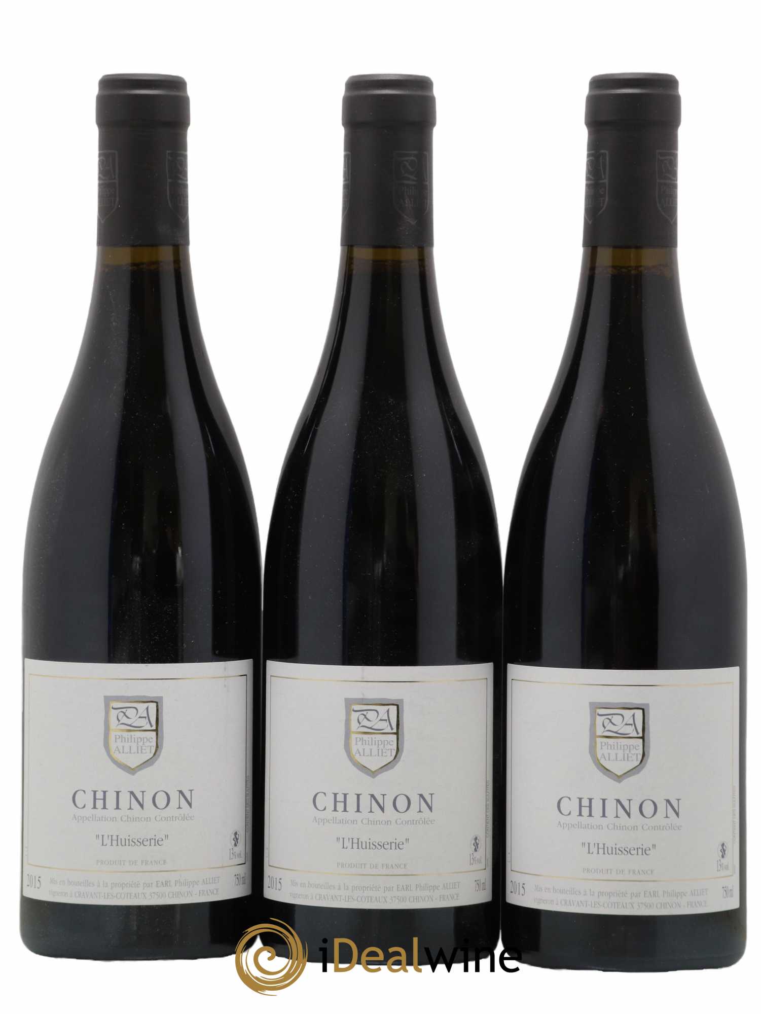 Chinon L'Huisserie Philippe Alliet 2015 - Lot de 3 bouteilles - 0