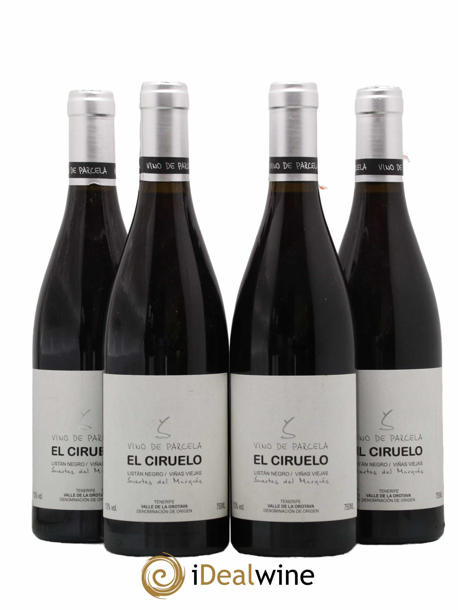 Valle de la Orotava DO Suertes del Marqués El Ciruelo 2016 - Lot de 4 bouteilles - 0