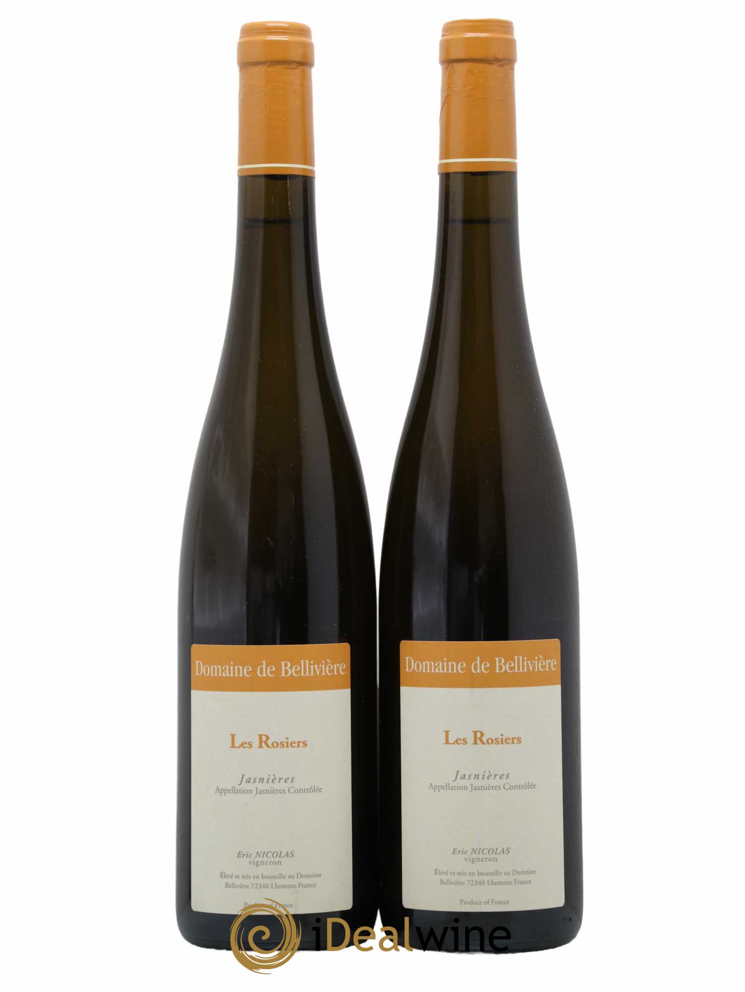 Jasnières Les Rosiers Domaine de Bellivière 2016 - Lot de 2 bouteilles - 0