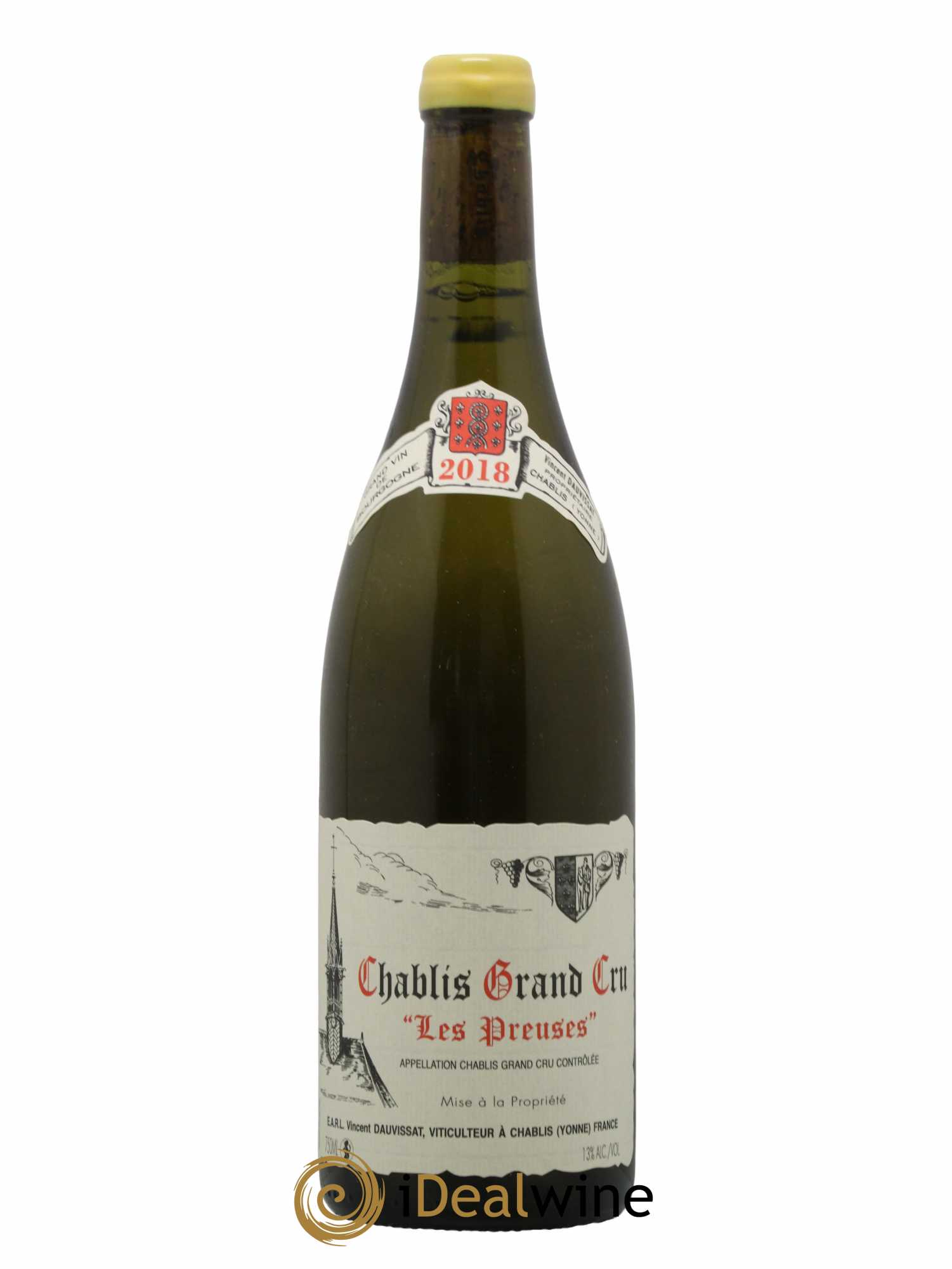Chablis Grand Cru Les Preuses Vincent Dauvissat (Domaine) 2018 - Lot de 1 bouteille - 0