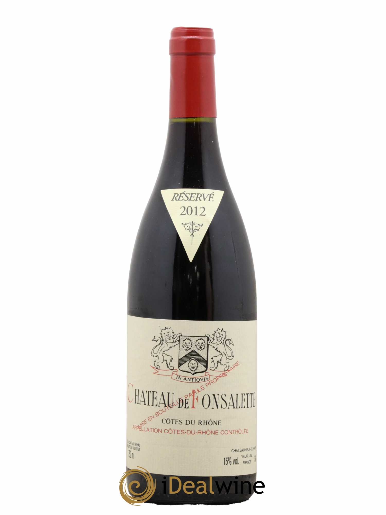 Côtes-du-Rhône Château de Fonsalette Emmanuel Reynaud 2012 - Lot de 1 bouteille - 0