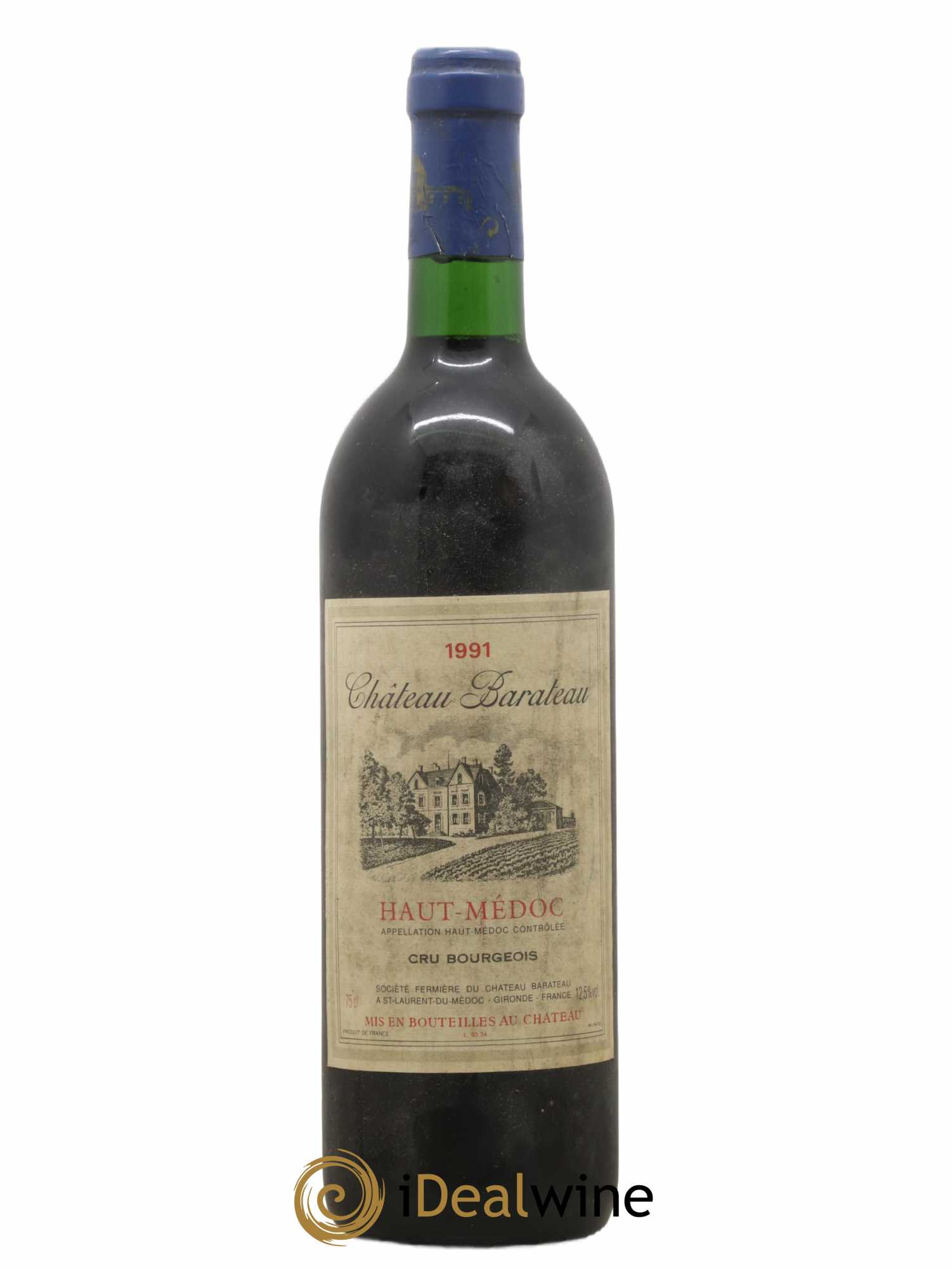 Haut Médoc Château Barateau 1991 - Lot de 1 bouteille - 0