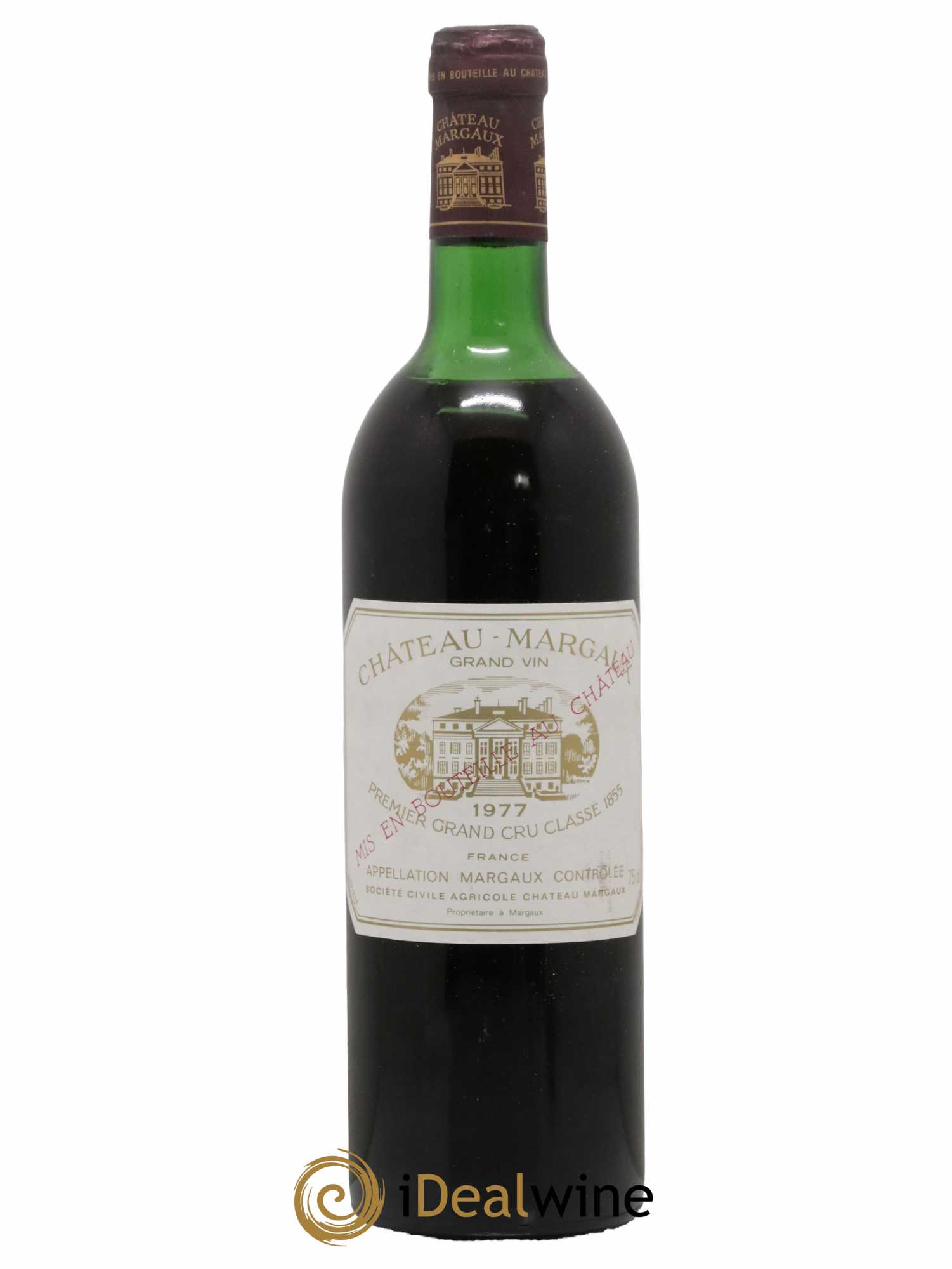 Château Margaux 1er Grand Cru Classé 1977 - Lot de 1 bouteille - 0