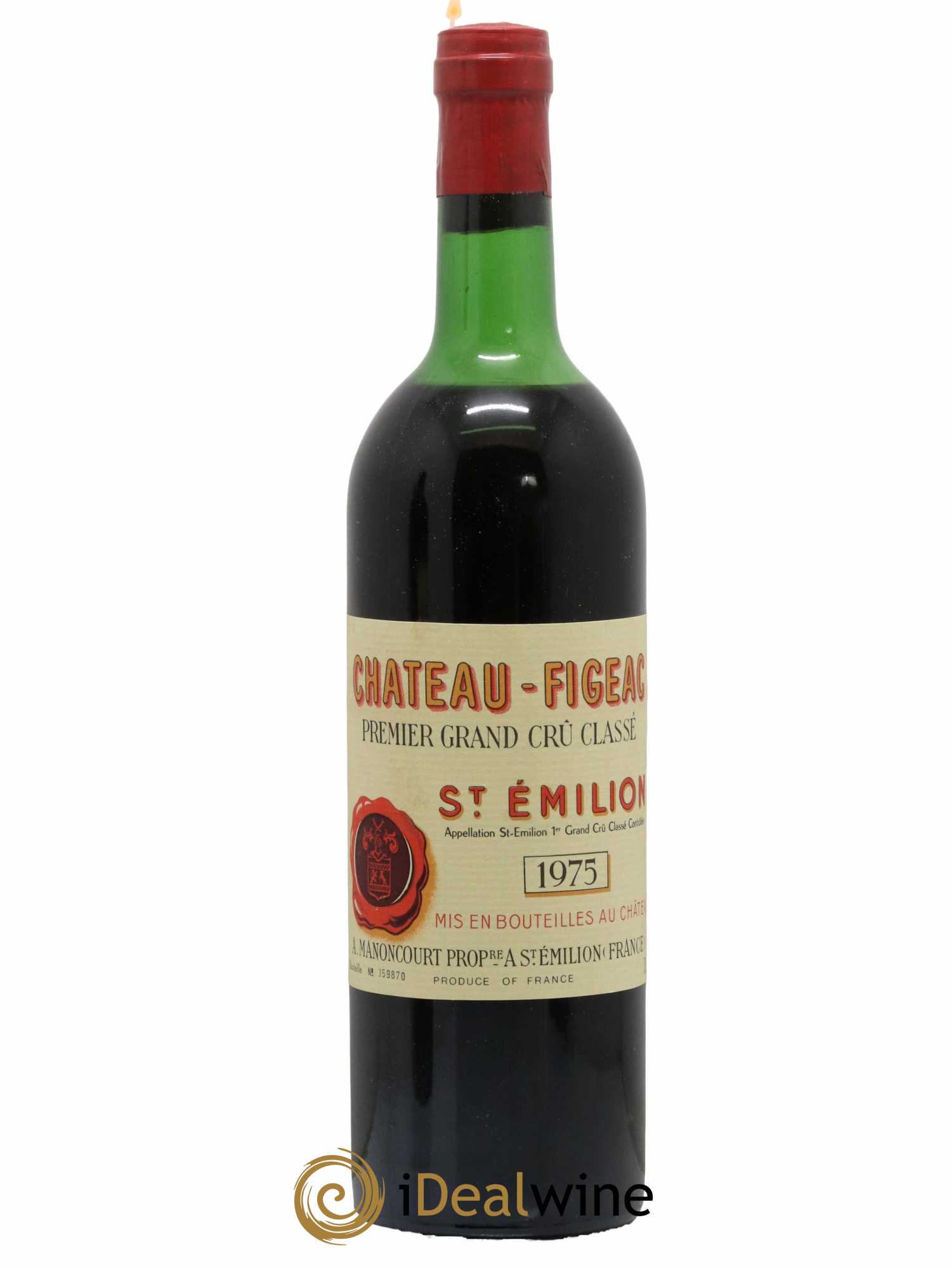 Château Figeac 1er Grand Cru Classé A 1975 - Lot de 1 bouteille - 0