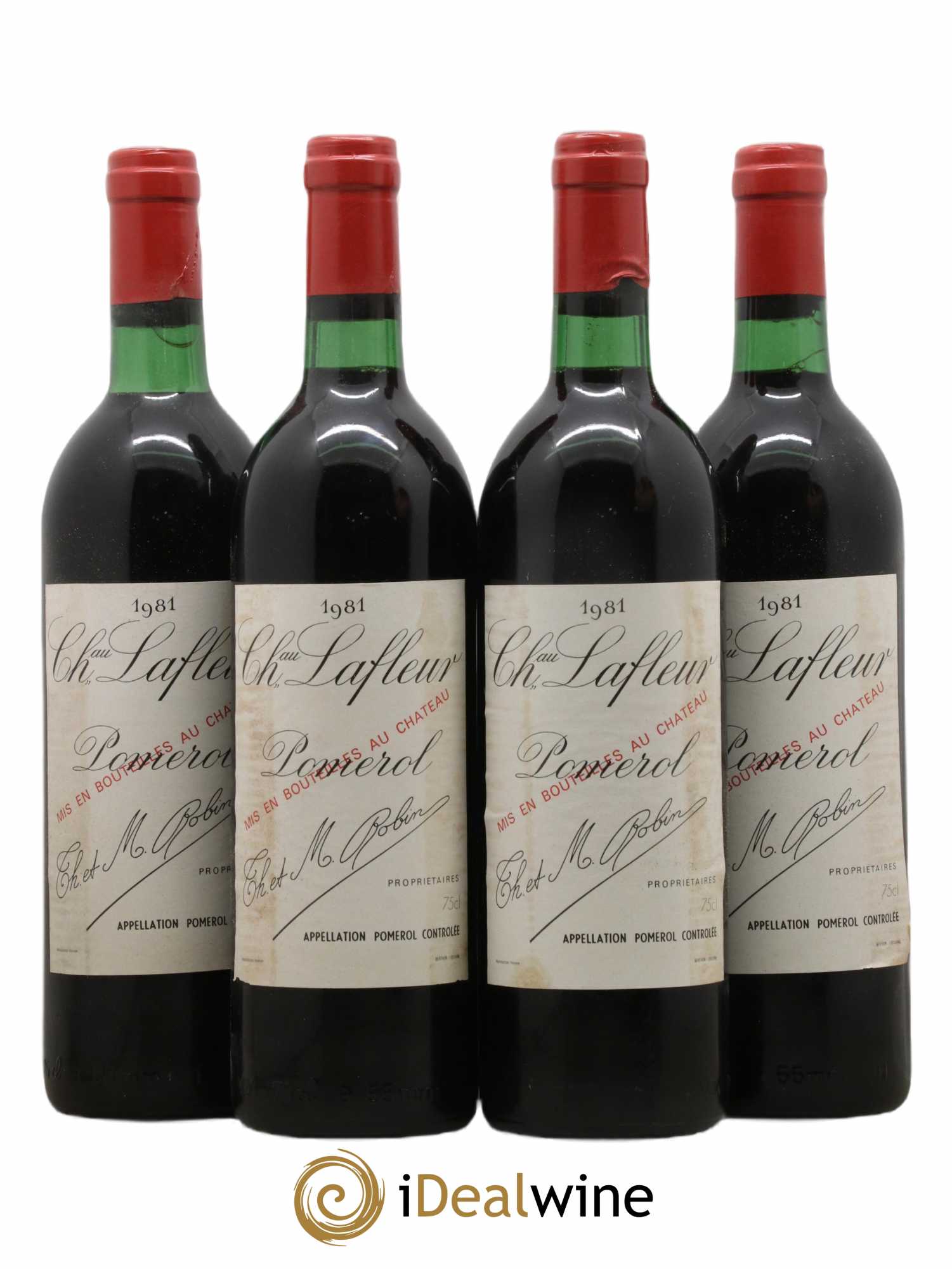 Château Lafleur 1981 - Lot de 4 bouteilles - 0
