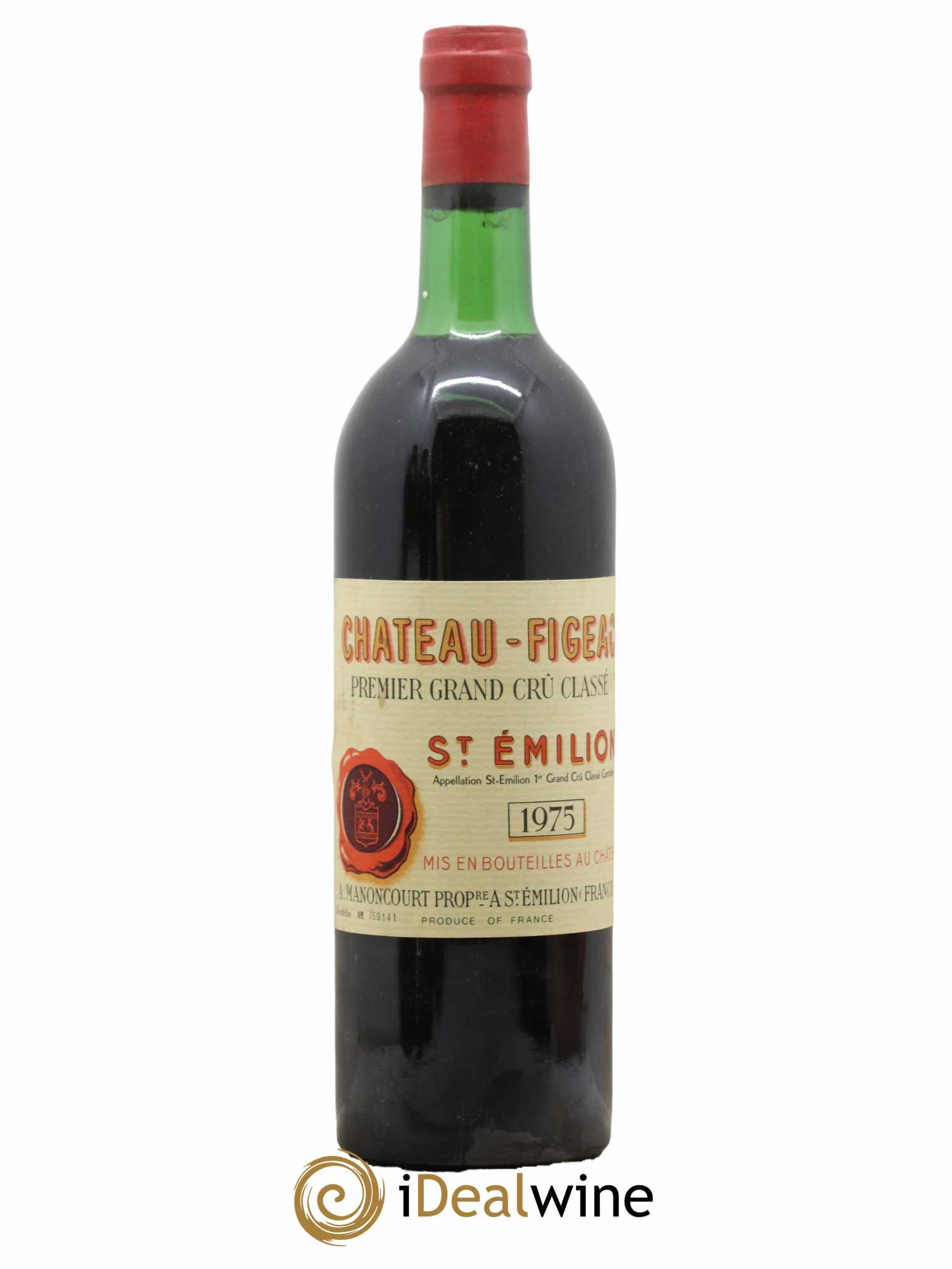 Château Figeac 1er Grand Cru Classé A 1975 - Lot de 1 bouteille - 0