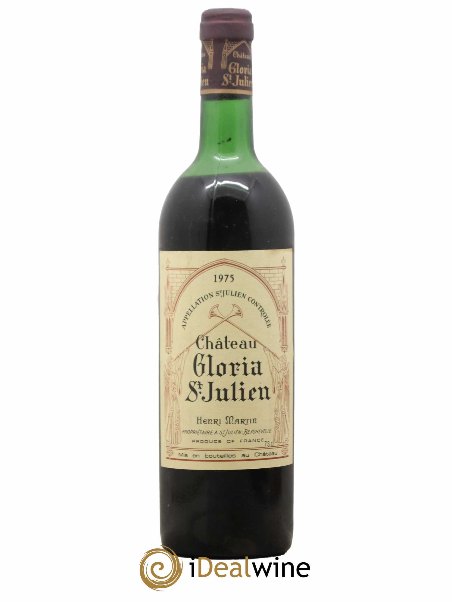Château Gloria 1975 - Lot de 1 bouteille - 0