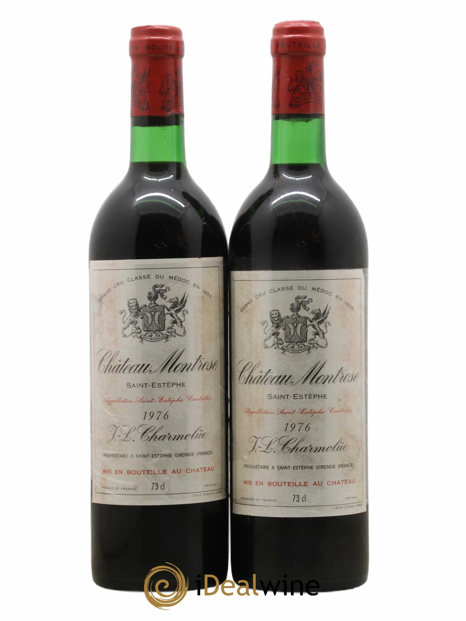 Château Montrose 2ème Grand Cru Classé 1976 - Lot de 2 bouteilles - 0