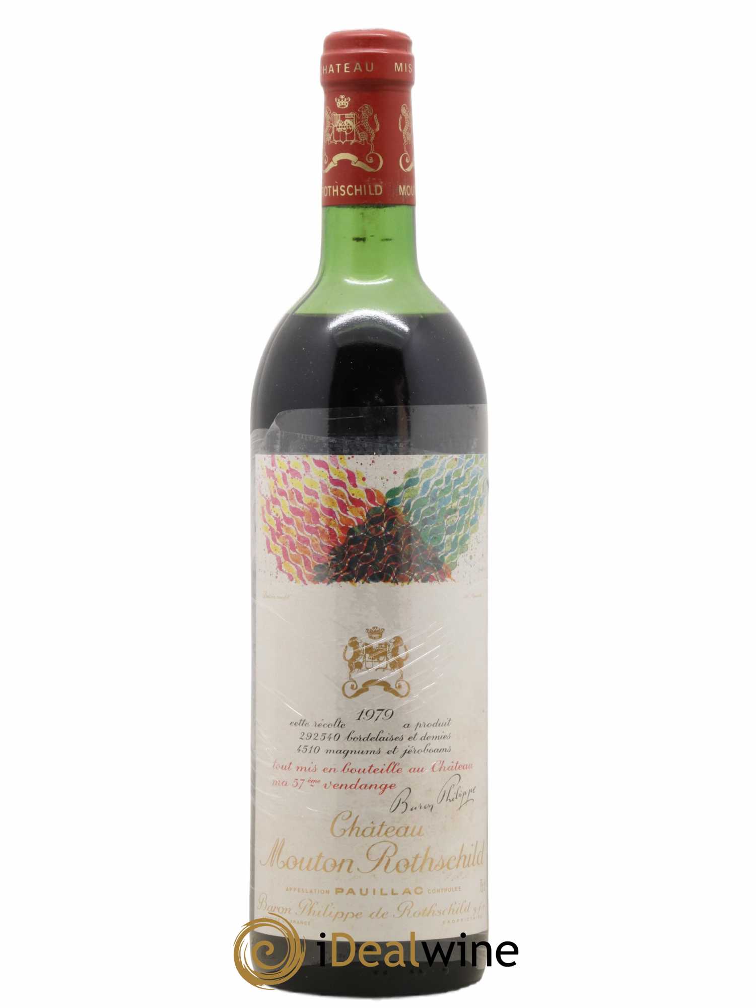 Château Mouton Rothschild 1er Grand Cru Classé 1979 - Lot de 1 bouteille - 0