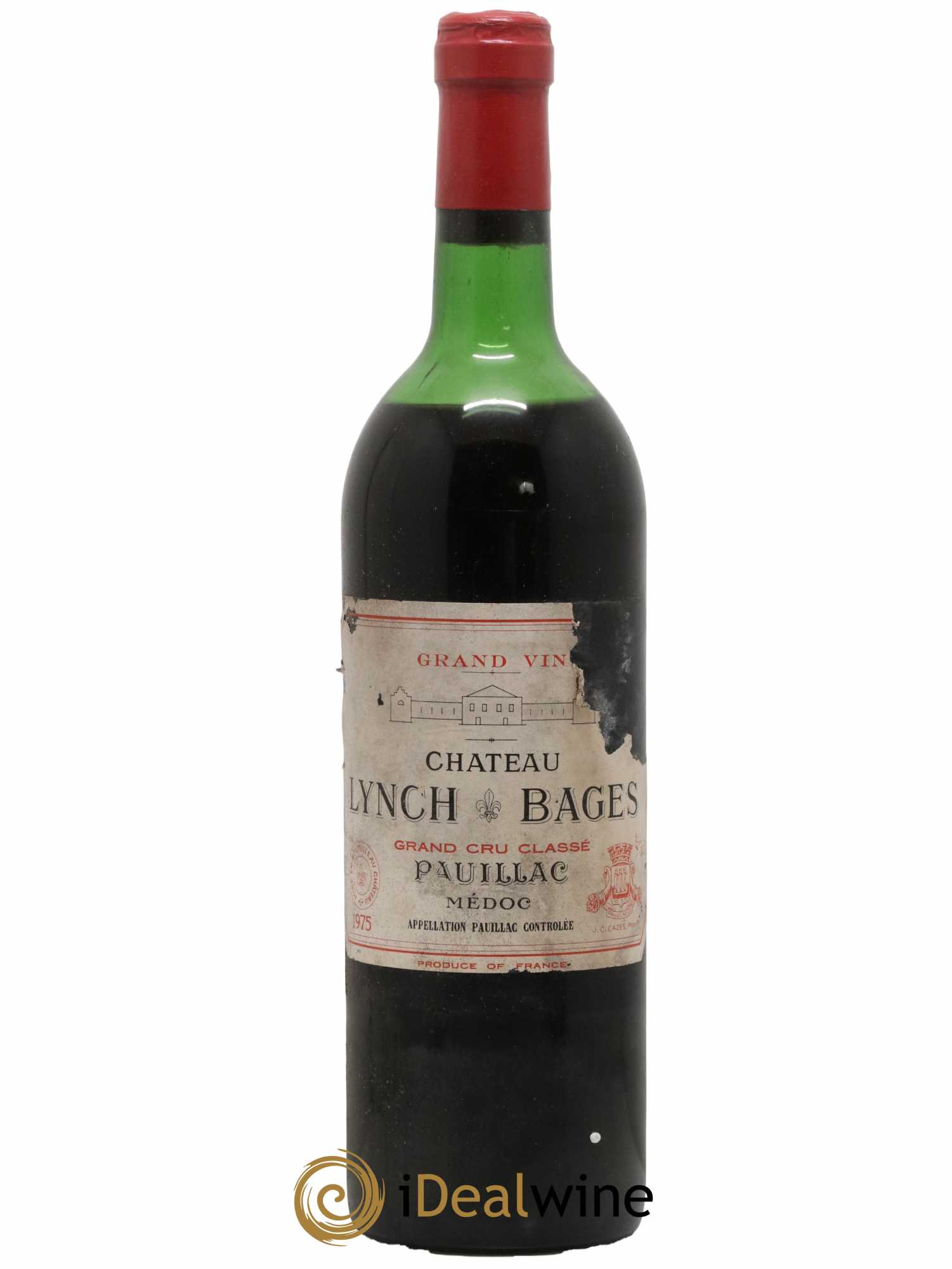 Château Lynch Bages 5ème Grand Cru Classé 1975 - Lot de 1 bouteille - 0