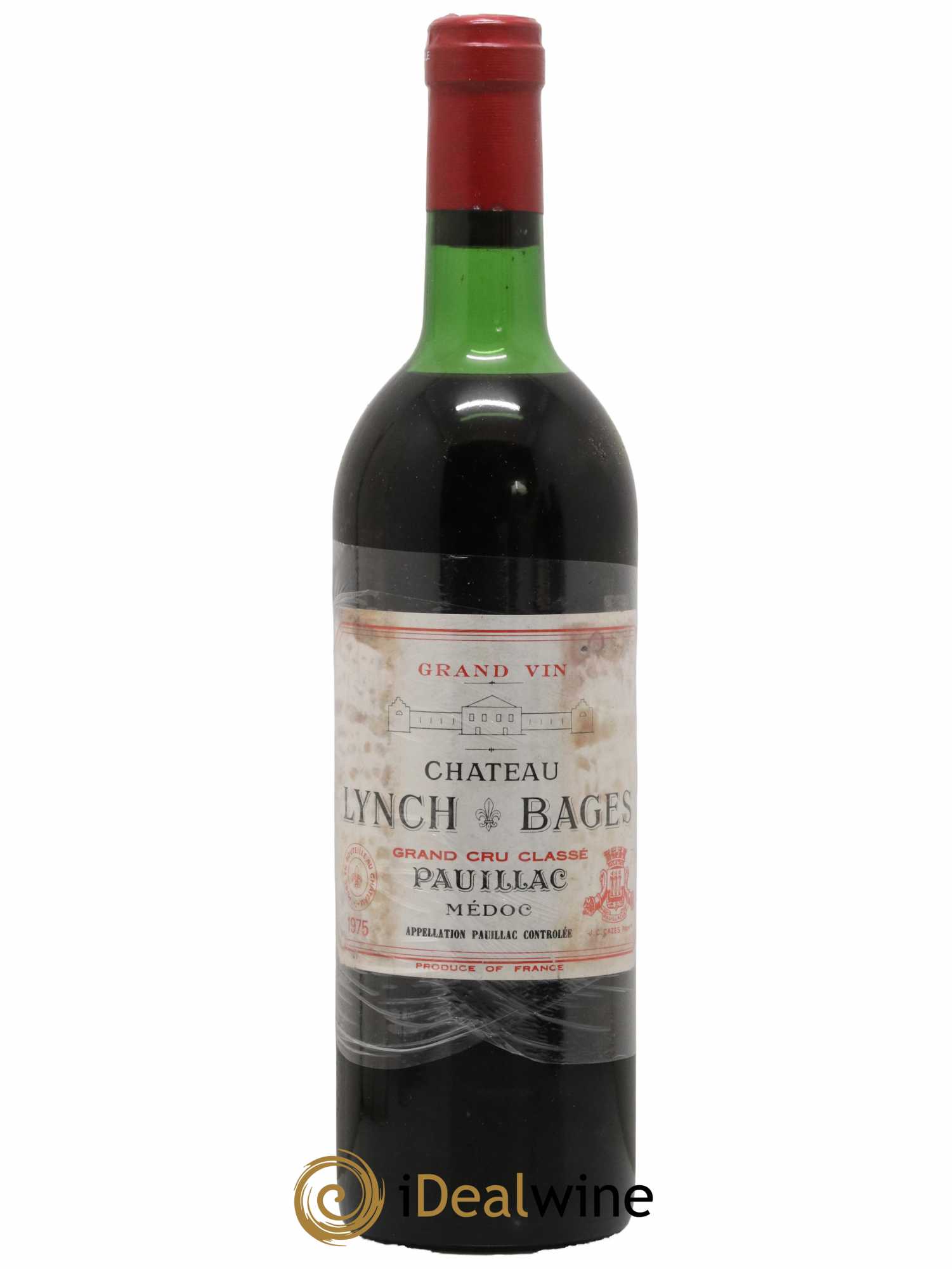 Château Lynch Bages 5ème Grand Cru Classé 1975 - Lot de 1 bouteille - 0