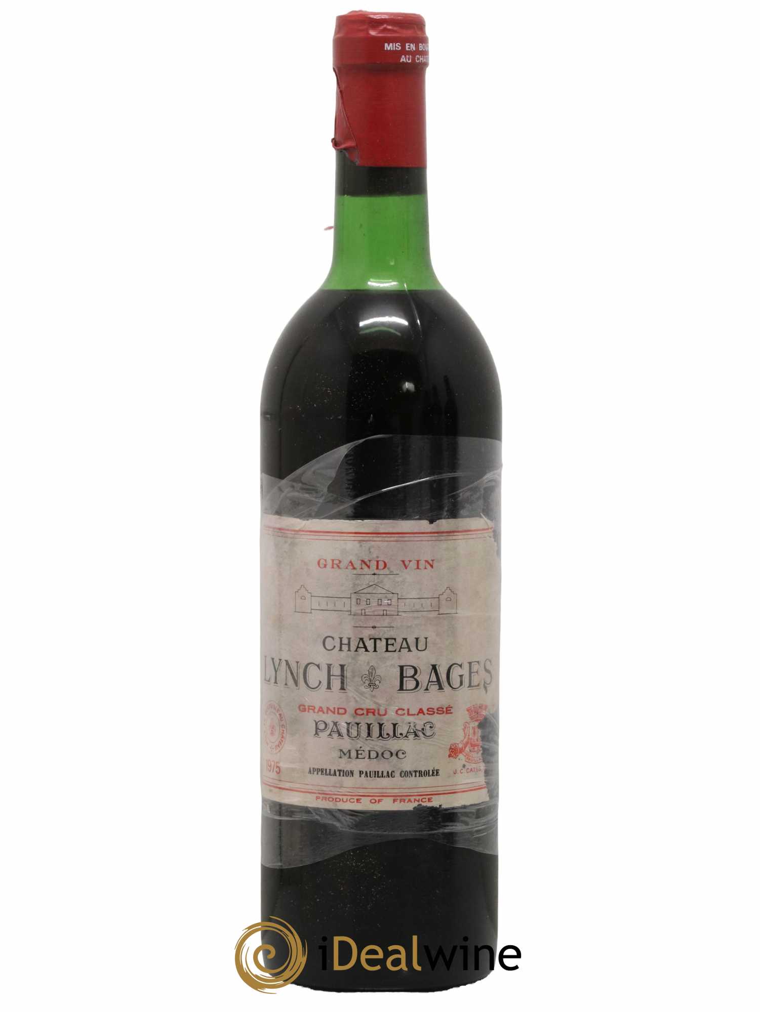 Château Lynch Bages 5ème Grand Cru Classé 1975 - Lot de 1 bouteille - 0