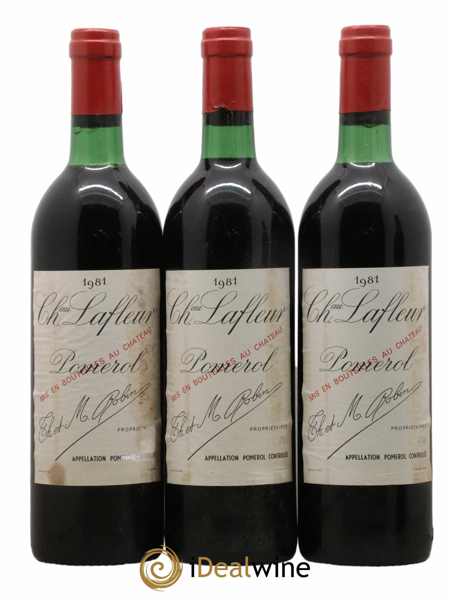 Château Lafleur 1981 - Lot de 3 bouteilles - 0
