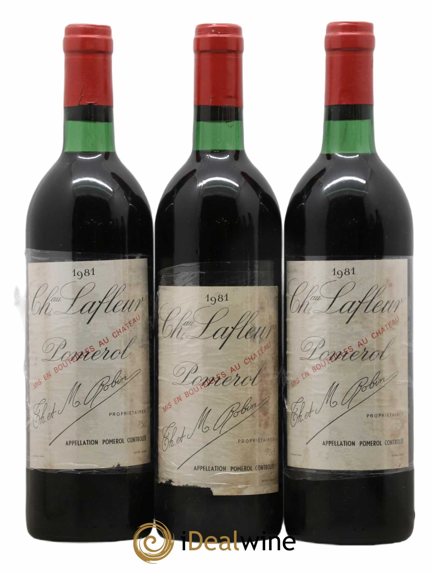 Château Lafleur 1981 - Lot de 3 bouteilles - 0