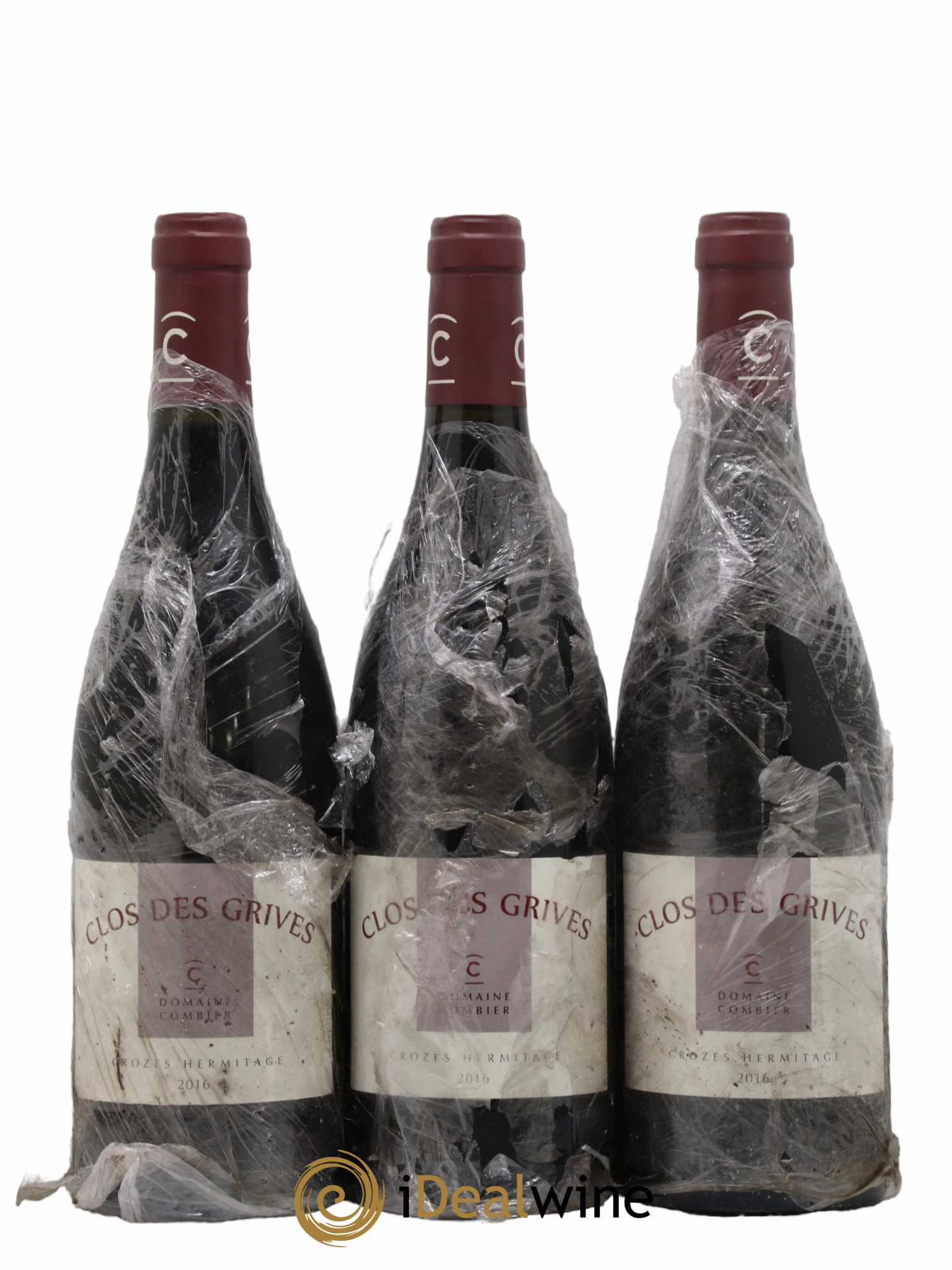 Crozes-Hermitage Clos des Grives Combier 2016 - Lot de 3 bouteilles - 0