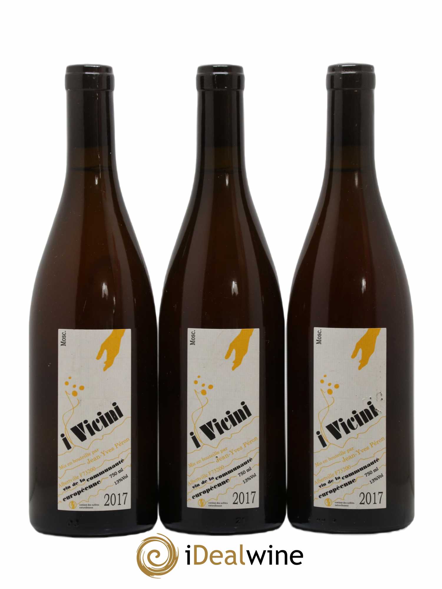 Vin de Savoie I vicini Moscato Jean Yves Péron 2017 - Lot de 3 bouteilles - 0