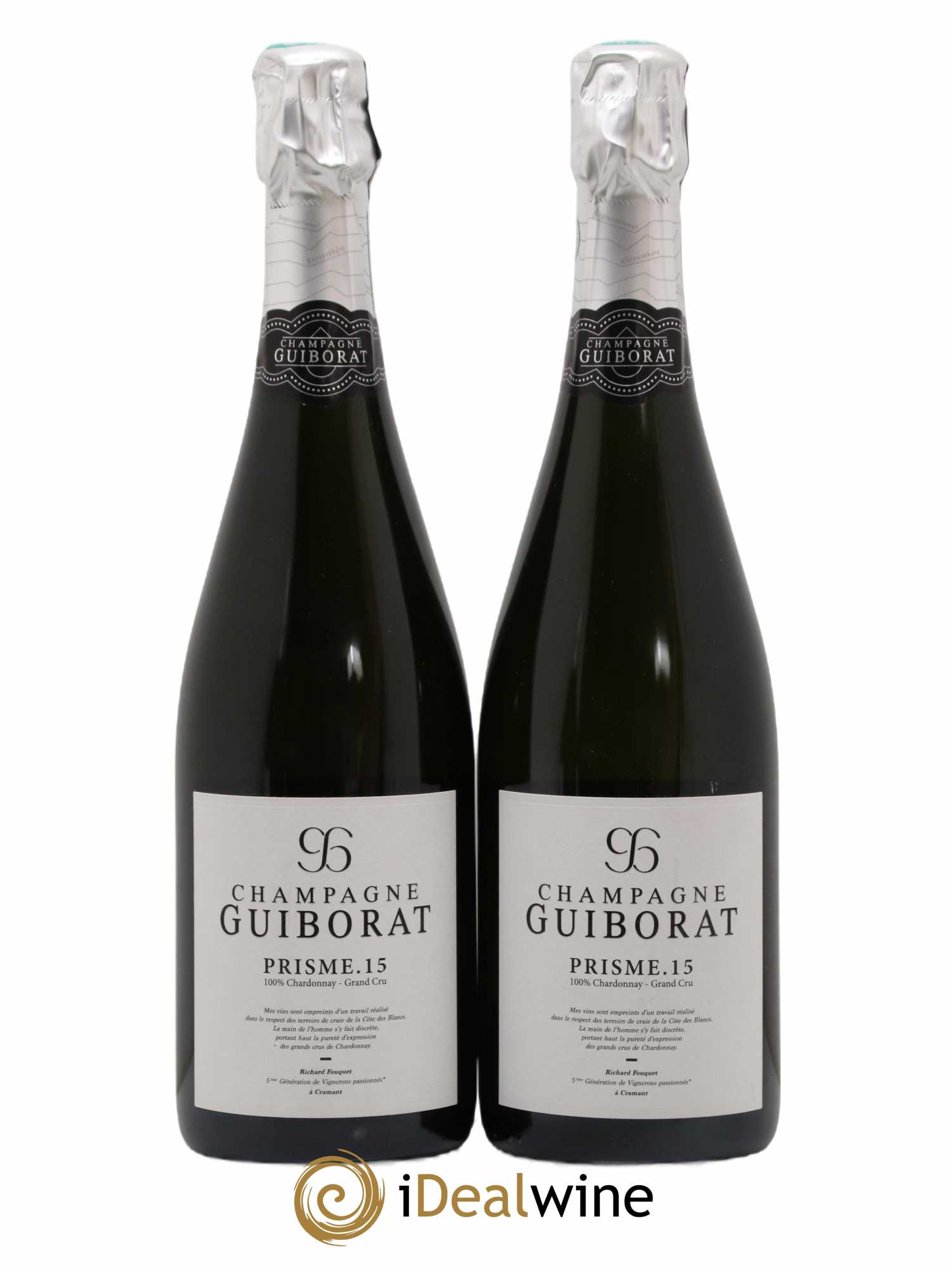Champagne Grand Cru Guiborat Prisme 1.5 - Lot de 2 bouteilles - 0