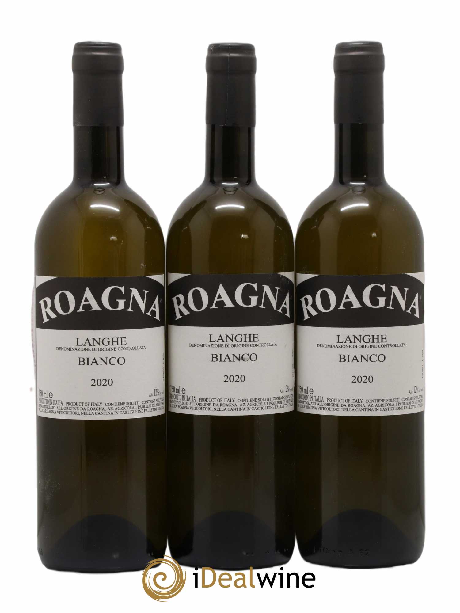 Langhe DOC Bianco Roagna 2020 - Lot de 3 bouteilles - 0