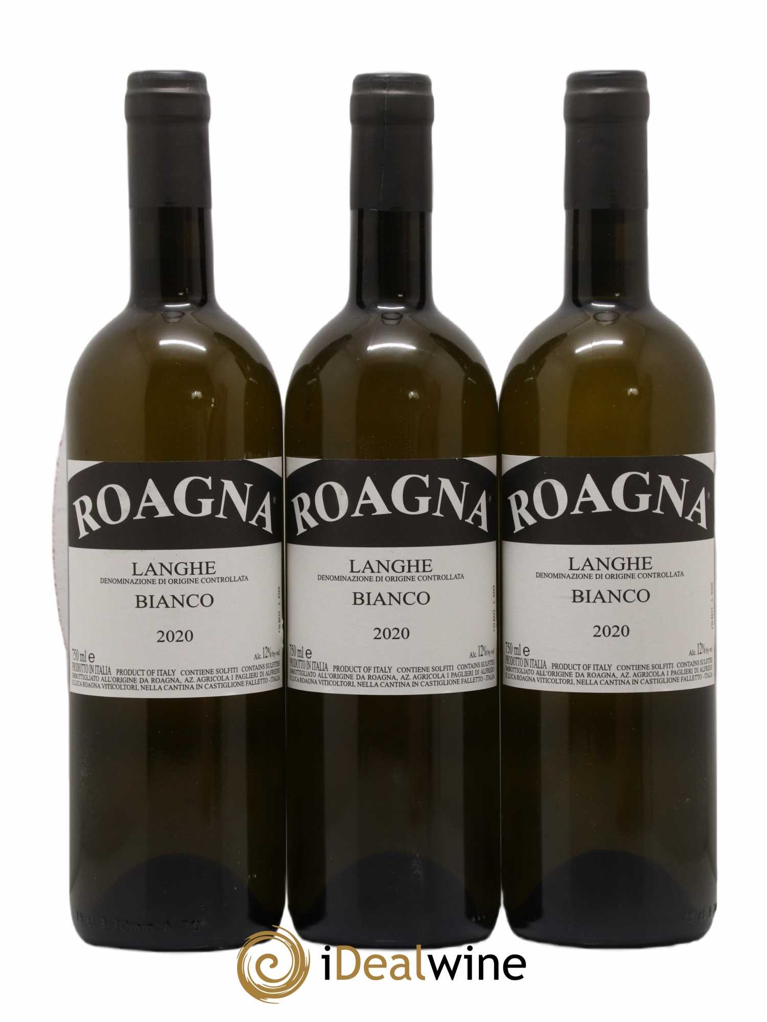 Langhe DOC Bianco Roagna 2020 - Lot de 3 bouteilles - 0
