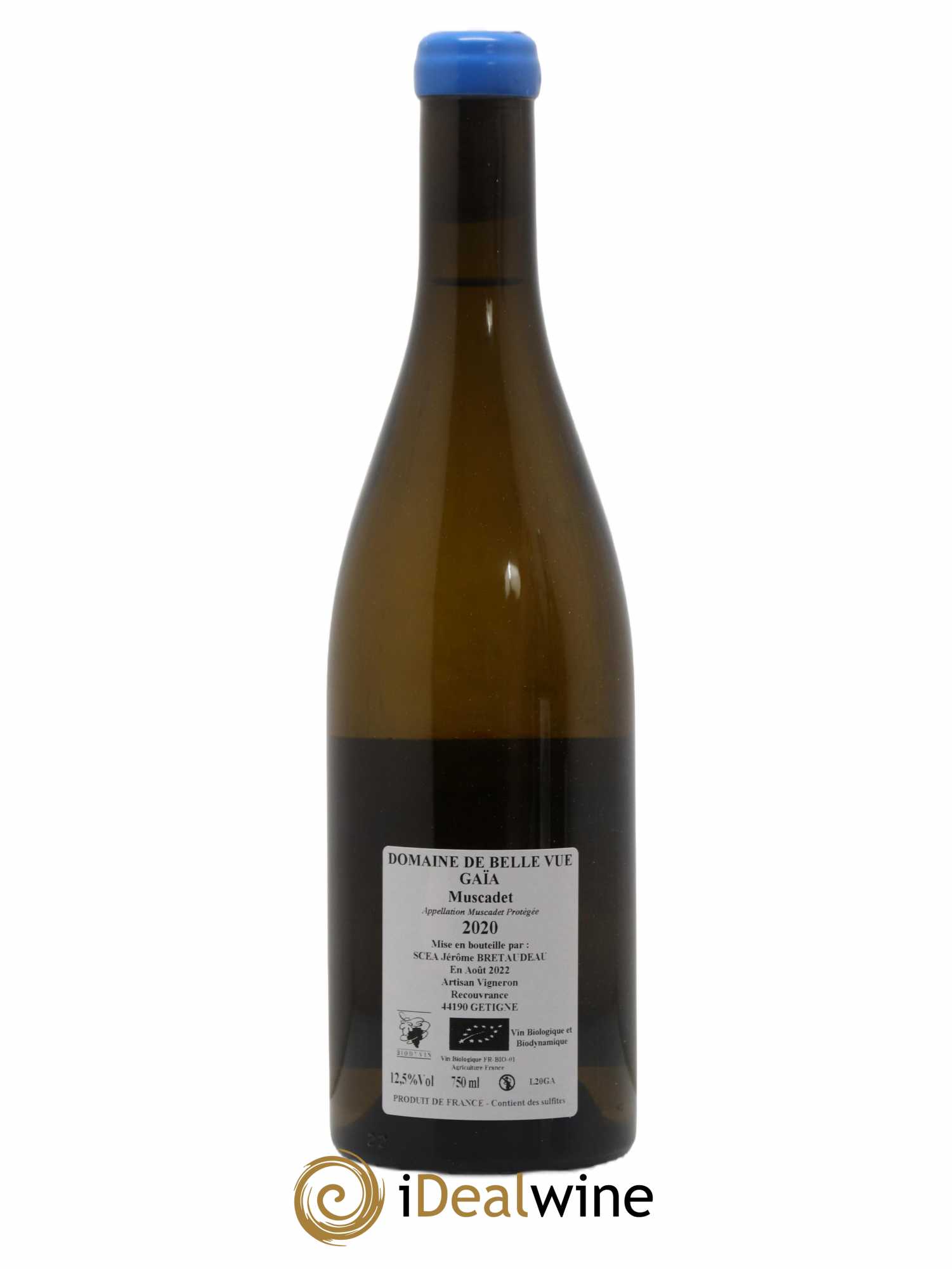 Muscadet-Sèvre-et-Maine Gaia Jérôme Bretaudeau - Domaine de Bellevue 2020 - Lot de 1 bouteille - 1