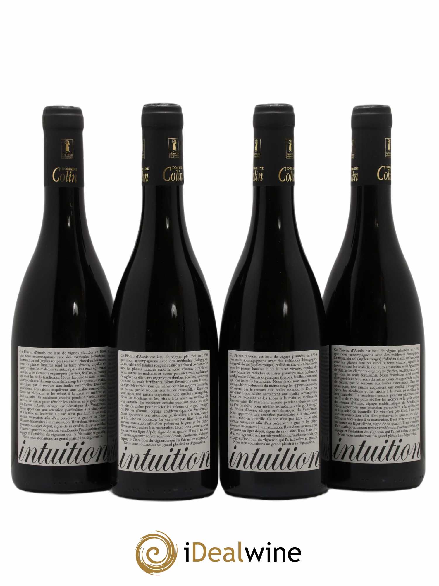 Divers Colin Côteaux Vendomois Intuition 2019 - Lot de 4 bouteilles - 0