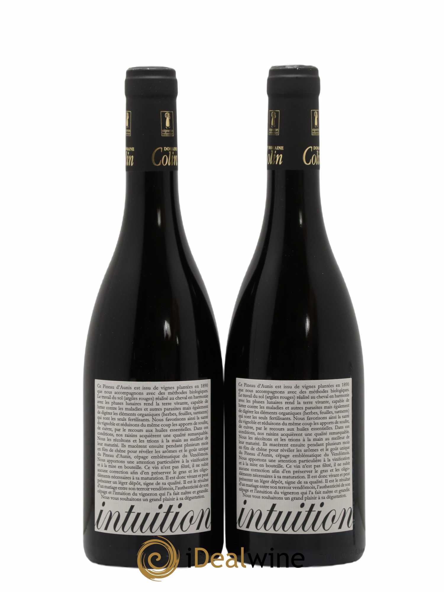 Divers Colin Côteaux Vendomois Intuition 2019 - Lot de 2 bouteilles - 0