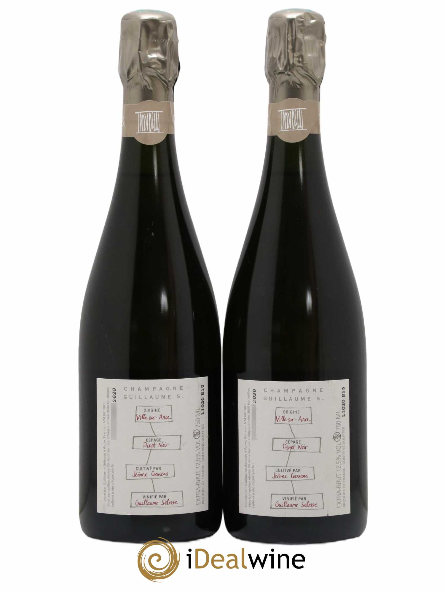 Largillier Extra-Brut Guillaume Selosse - Lot de 2 bouteilles - 1