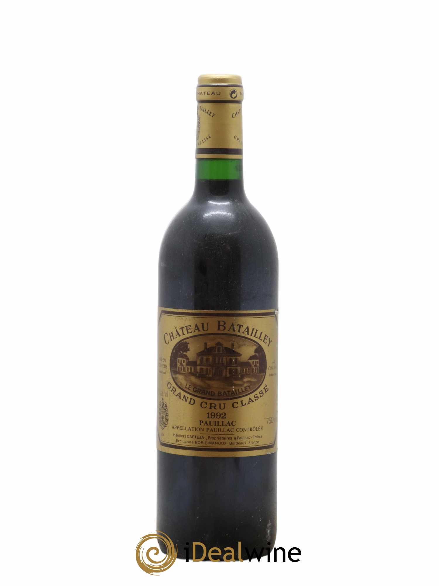 Château Batailley 5ème Grand Cru Classé 1992 - Lot de 1 bouteille - 0
