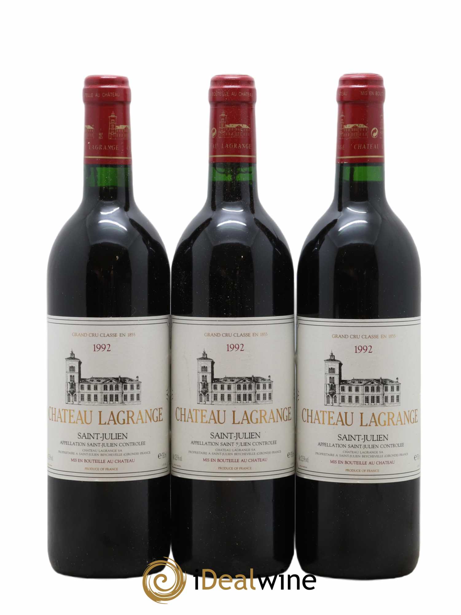 Château Lagrange 3ème Grand Cru Classé 1992 - Lot de 12 bouteilles - 1