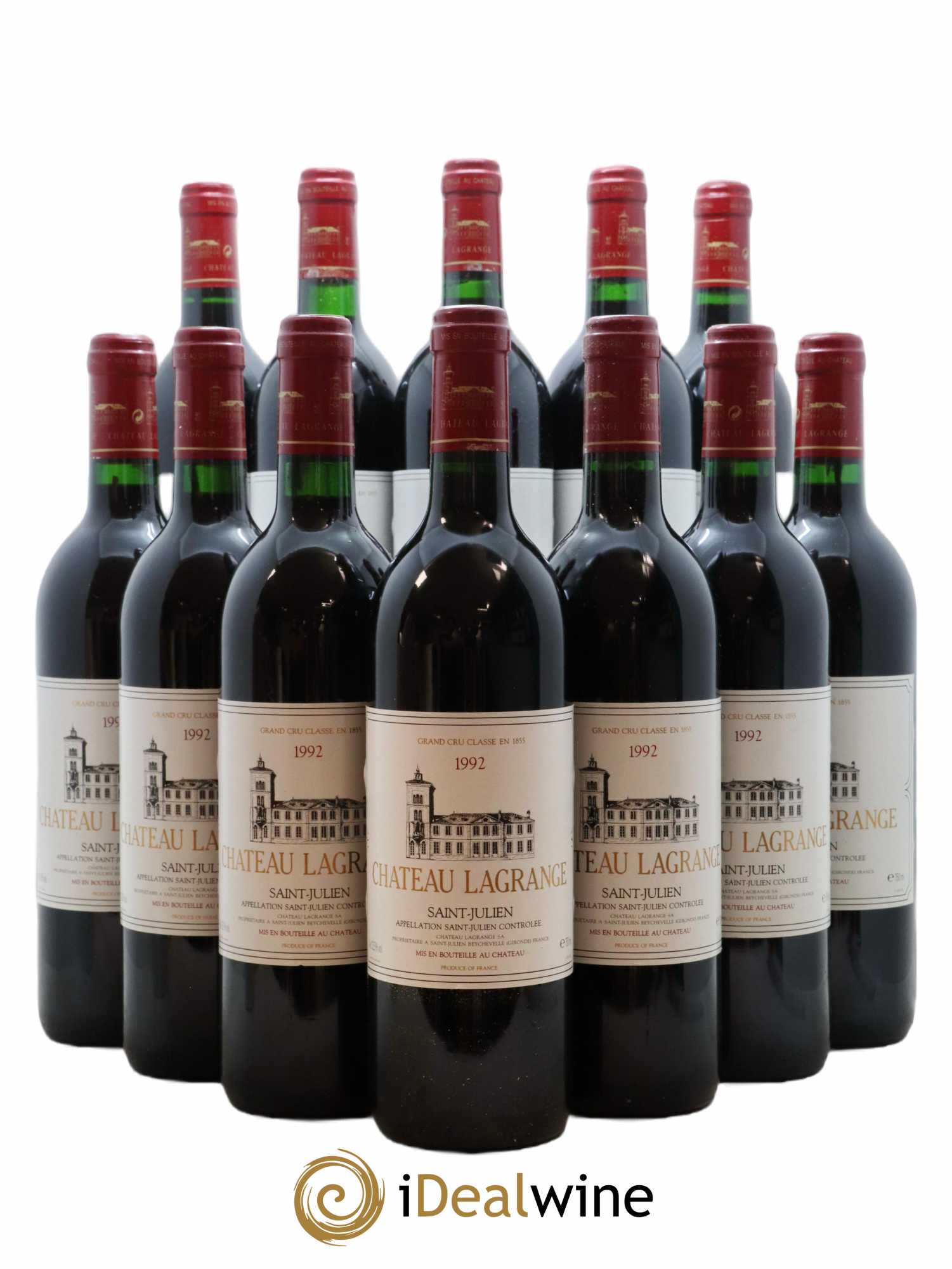 Château Lagrange 3ème Grand Cru Classé 1992 - Lot de 12 bouteilles - 0