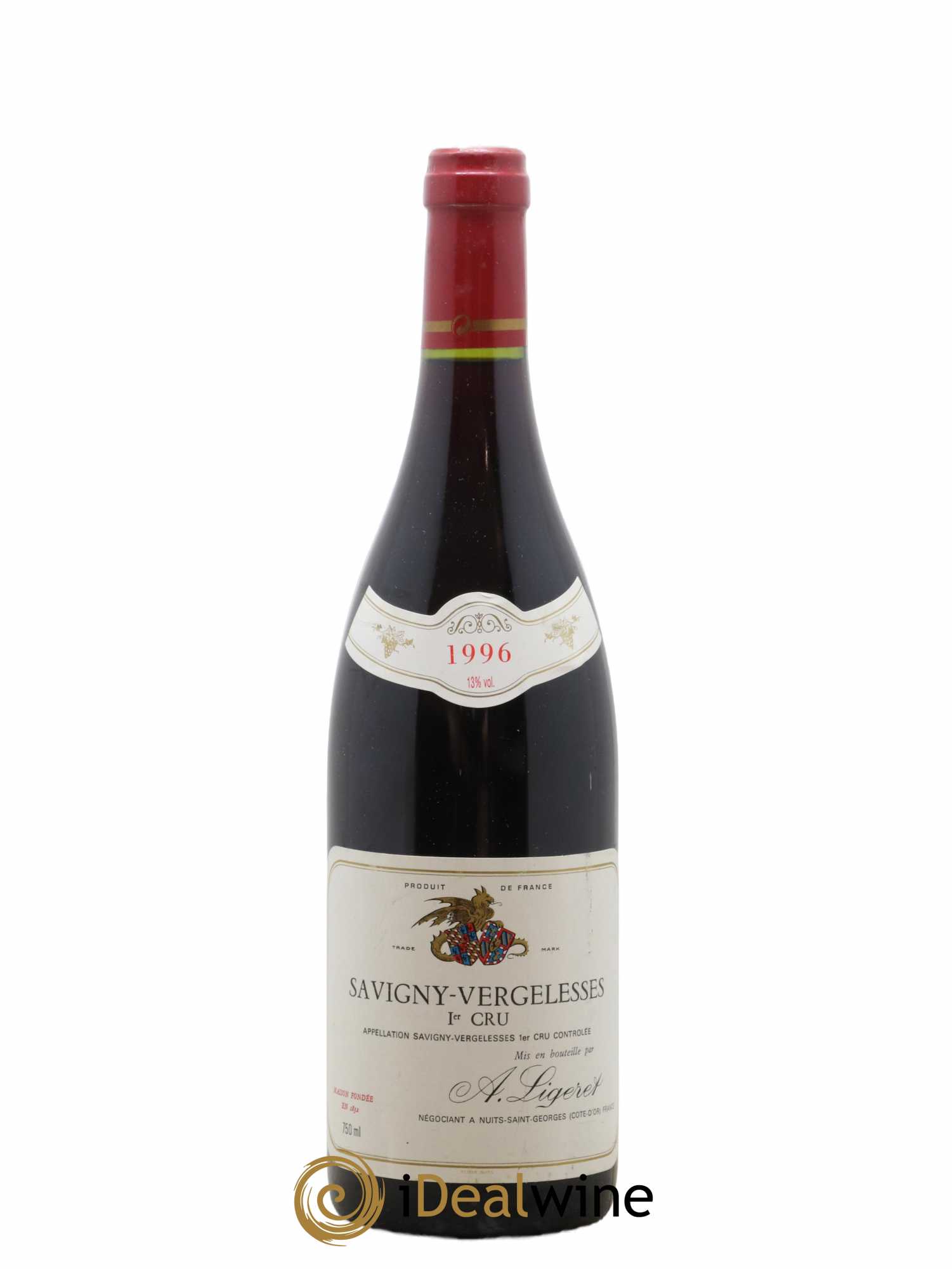 Bourgogne Savigny-Vergelesses 1er Cru A. Ligeret 1996 - Lot de 1 bouteille - 0