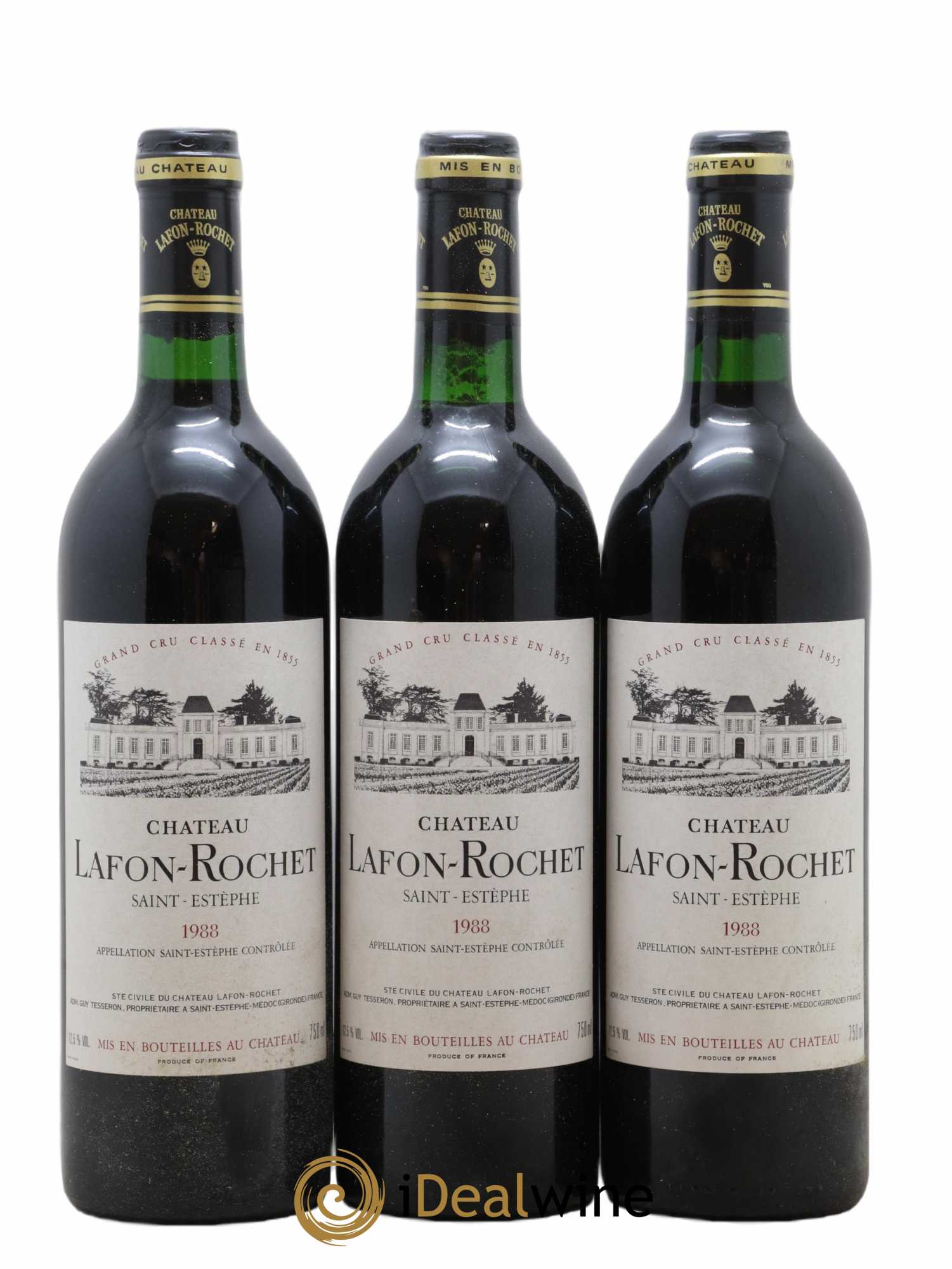 Château Lafon Rochet 4ème Grand Cru Classé 1988 - Lot de 12 bouteilles - 3