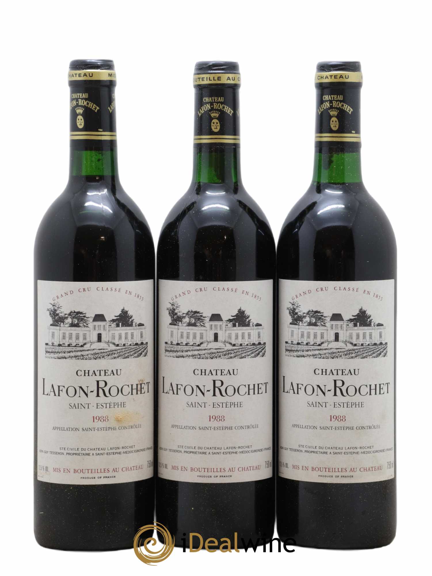 Château Lafon Rochet 4ème Grand Cru Classé 1988 - Lot de 12 bouteilles - 4