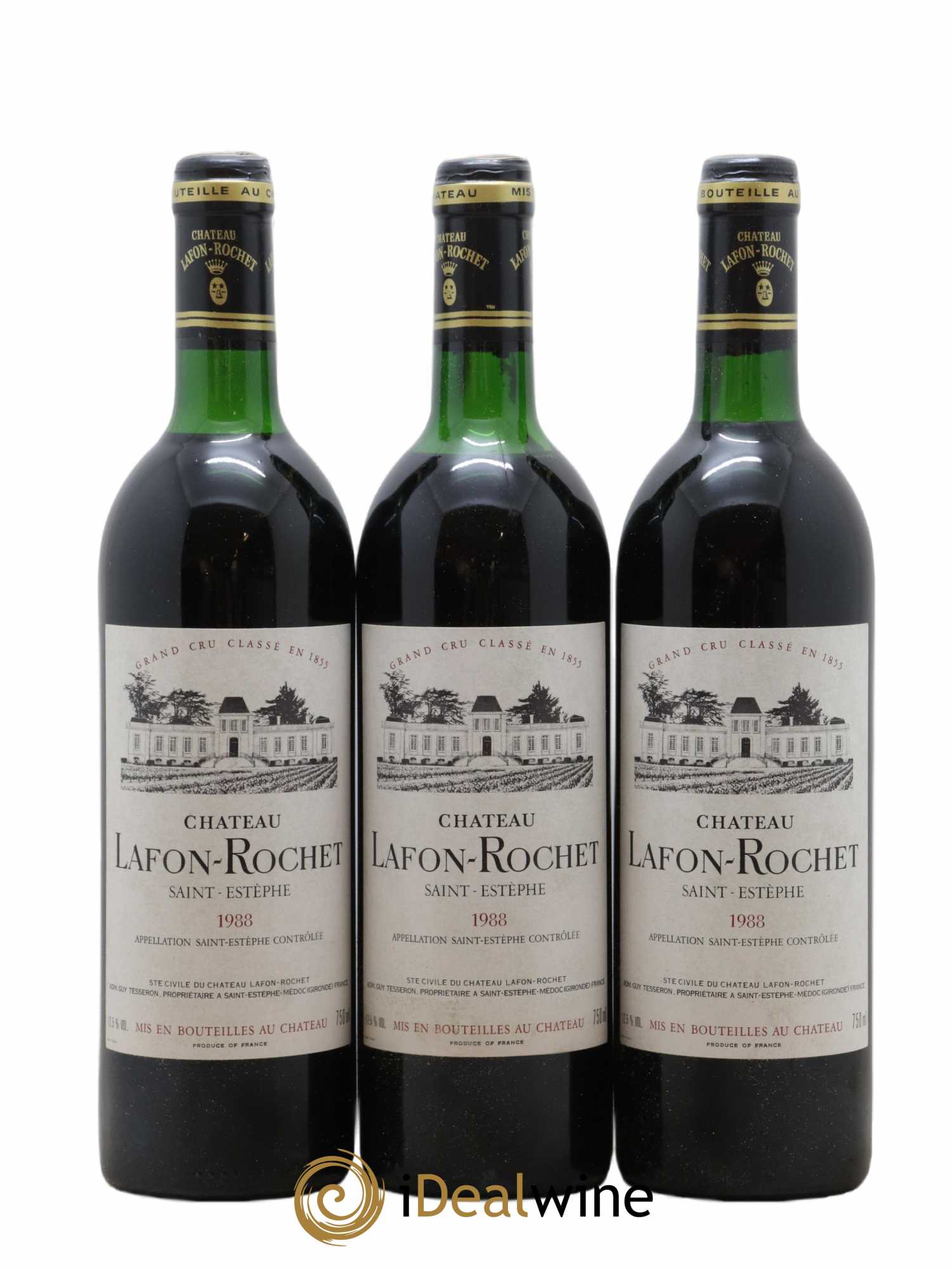 Château Lafon Rochet 4ème Grand Cru Classé 1988 - Lot de 12 bouteilles - 1