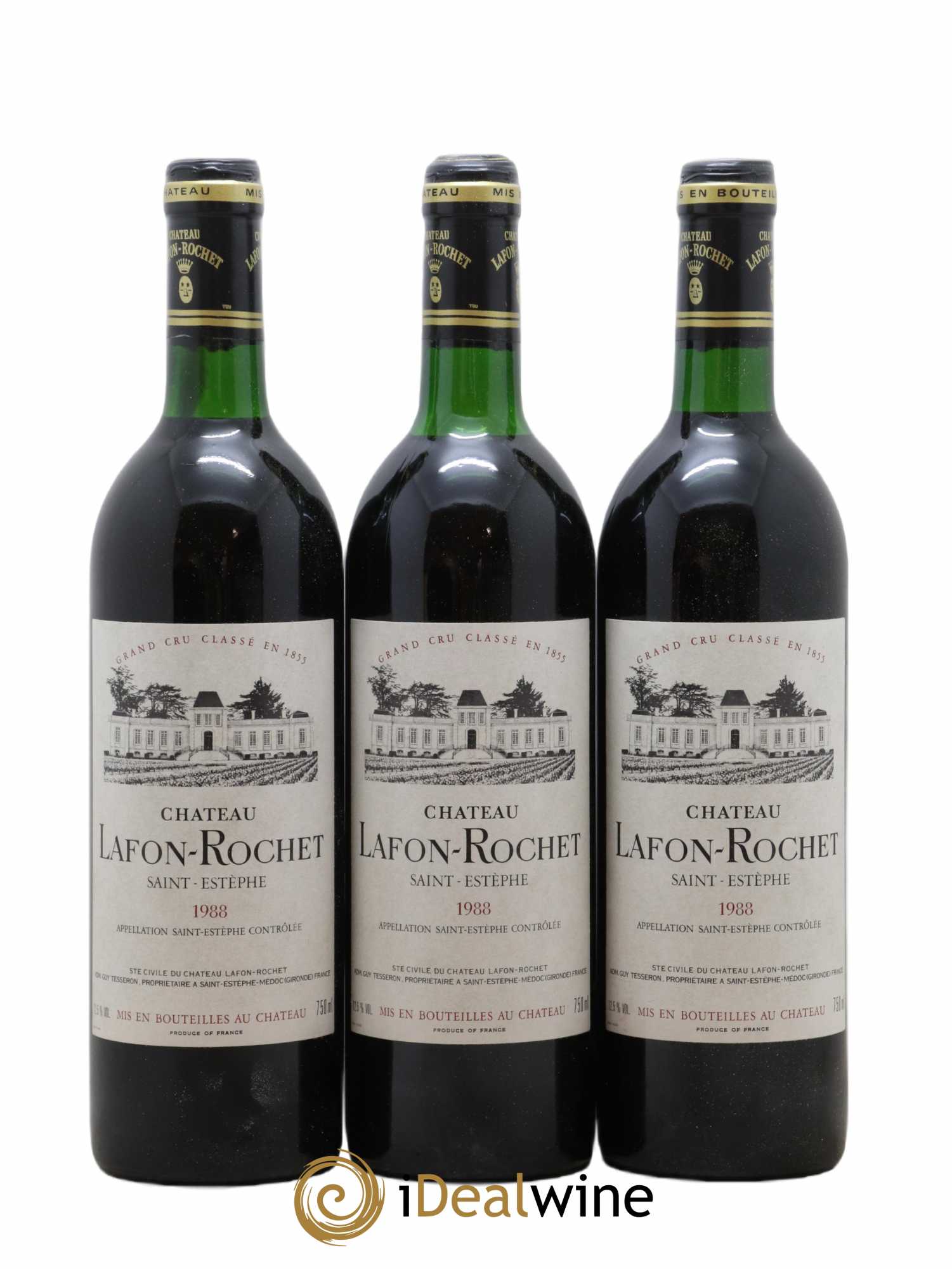 Château Lafon Rochet 4ème Grand Cru Classé 1988 - Lot de 12 bouteilles - 3