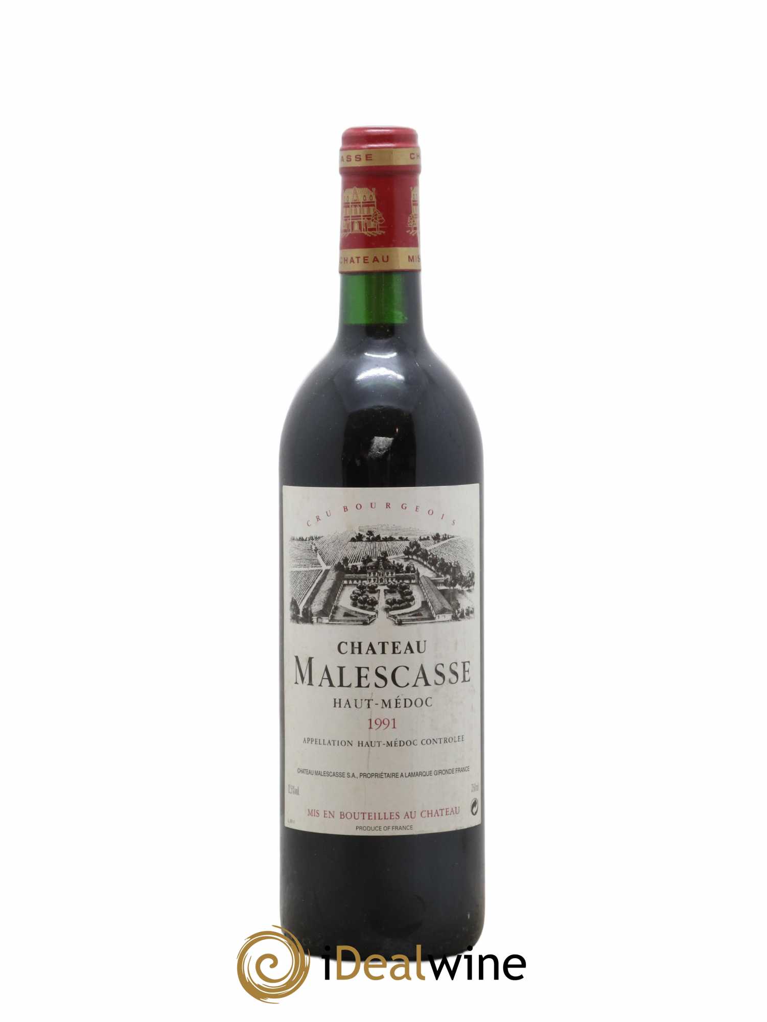 Château Malescasse Cru Bourgeois Exceptionnel 1991 - Lot de 1 bouteille - 0