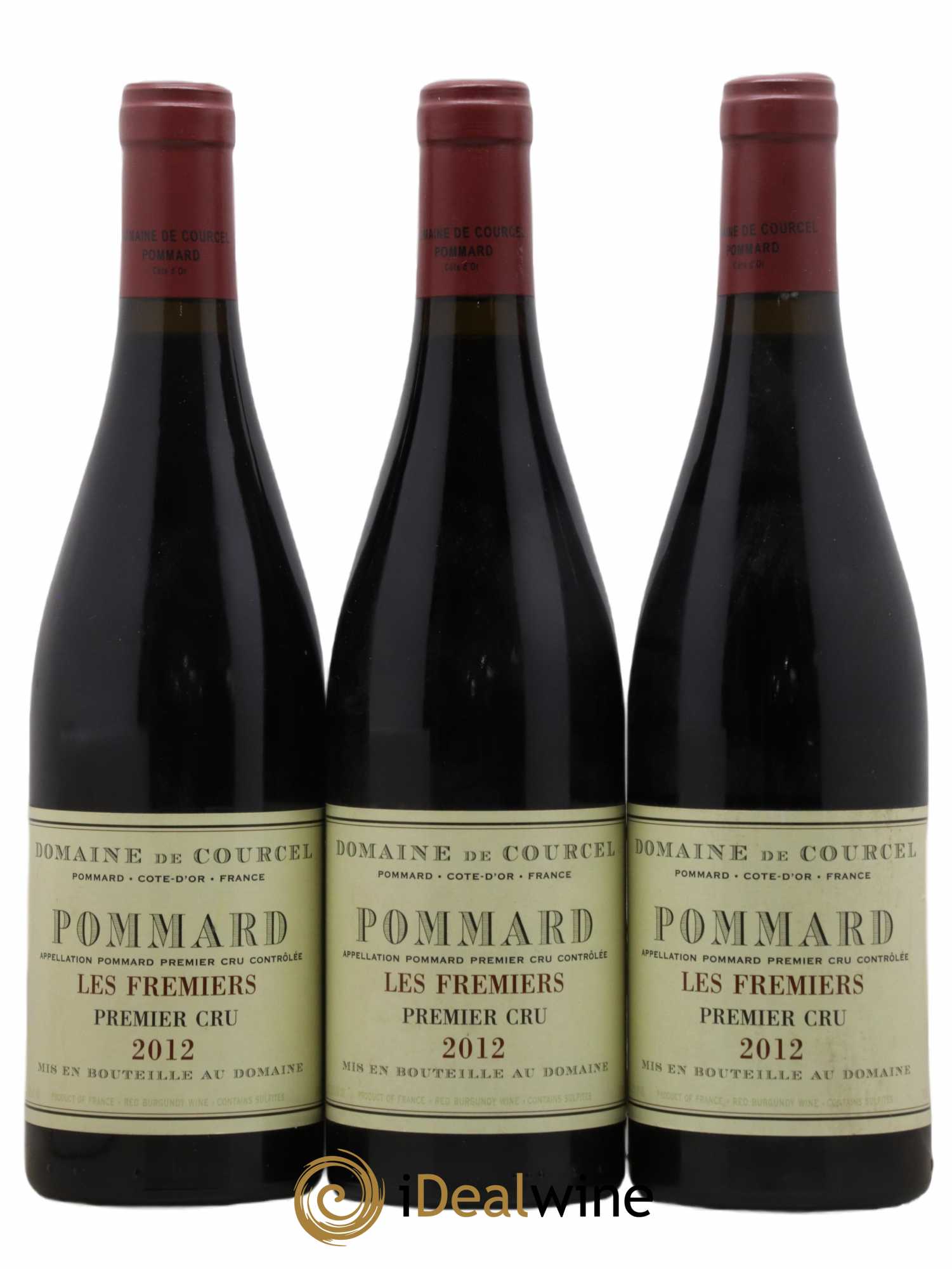Pommard 1er Cru Les Frémiers de Courcel (Domaine) 2012 - Lot de 3 bouteilles - 0