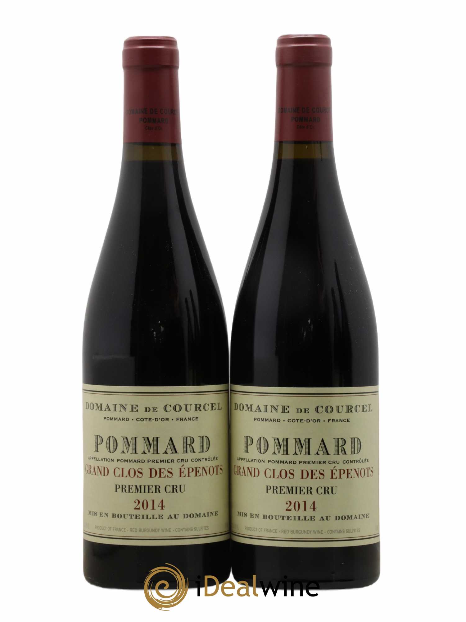Pommard 1er Cru Grand Clos des Epenots de Courcel (Domaine) 2014 - Lot de 2 bouteilles - 0