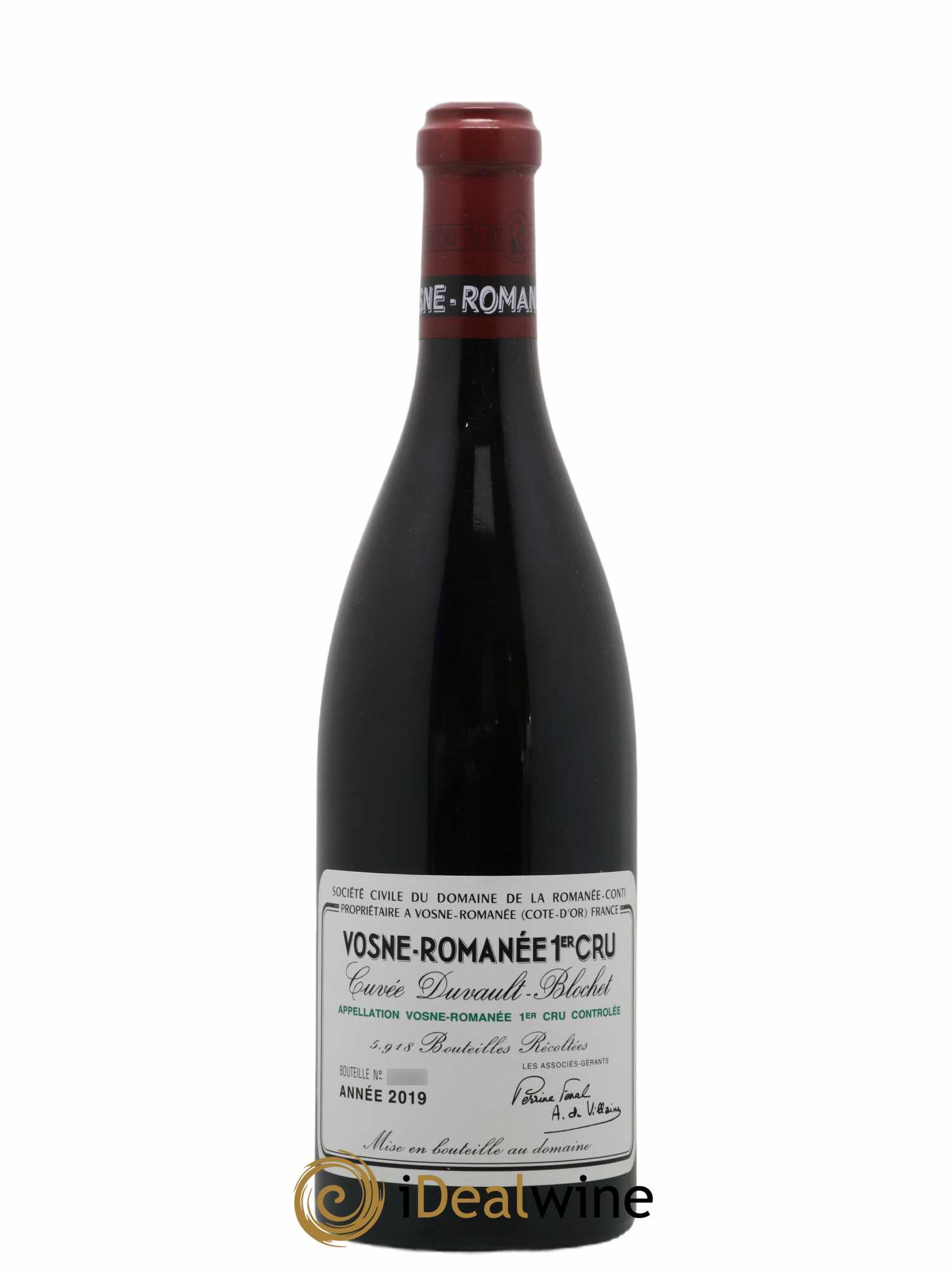 Vosne-Romanée 1er Cru Cuvée Duvault Blochet Domaine de la Romanée-Conti 2019 - Lotto di 1 bottiglia - 0