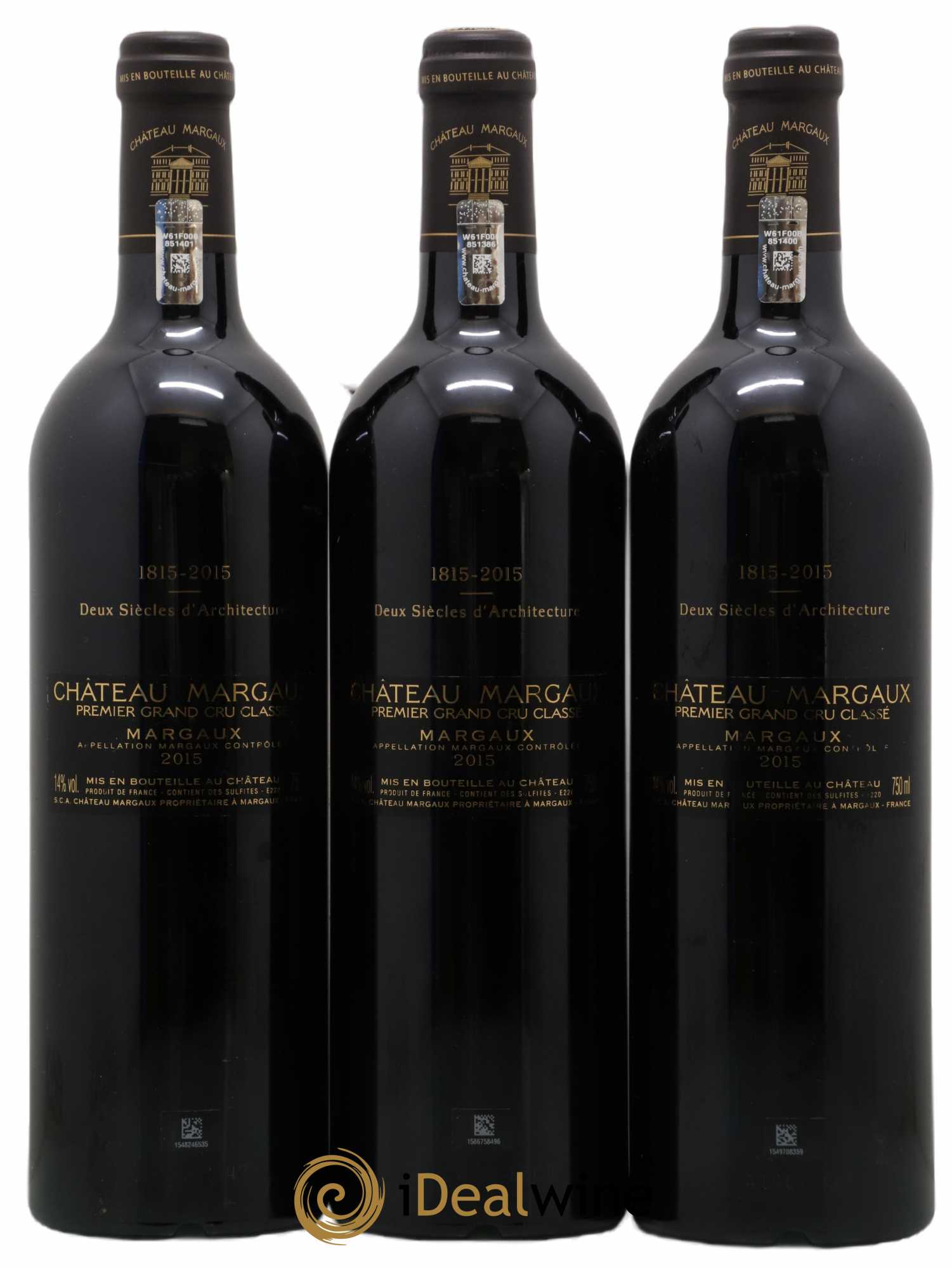 Château Margaux 1er Grand Cru Classé 2015 - Posten von 6 Flaschen - 2