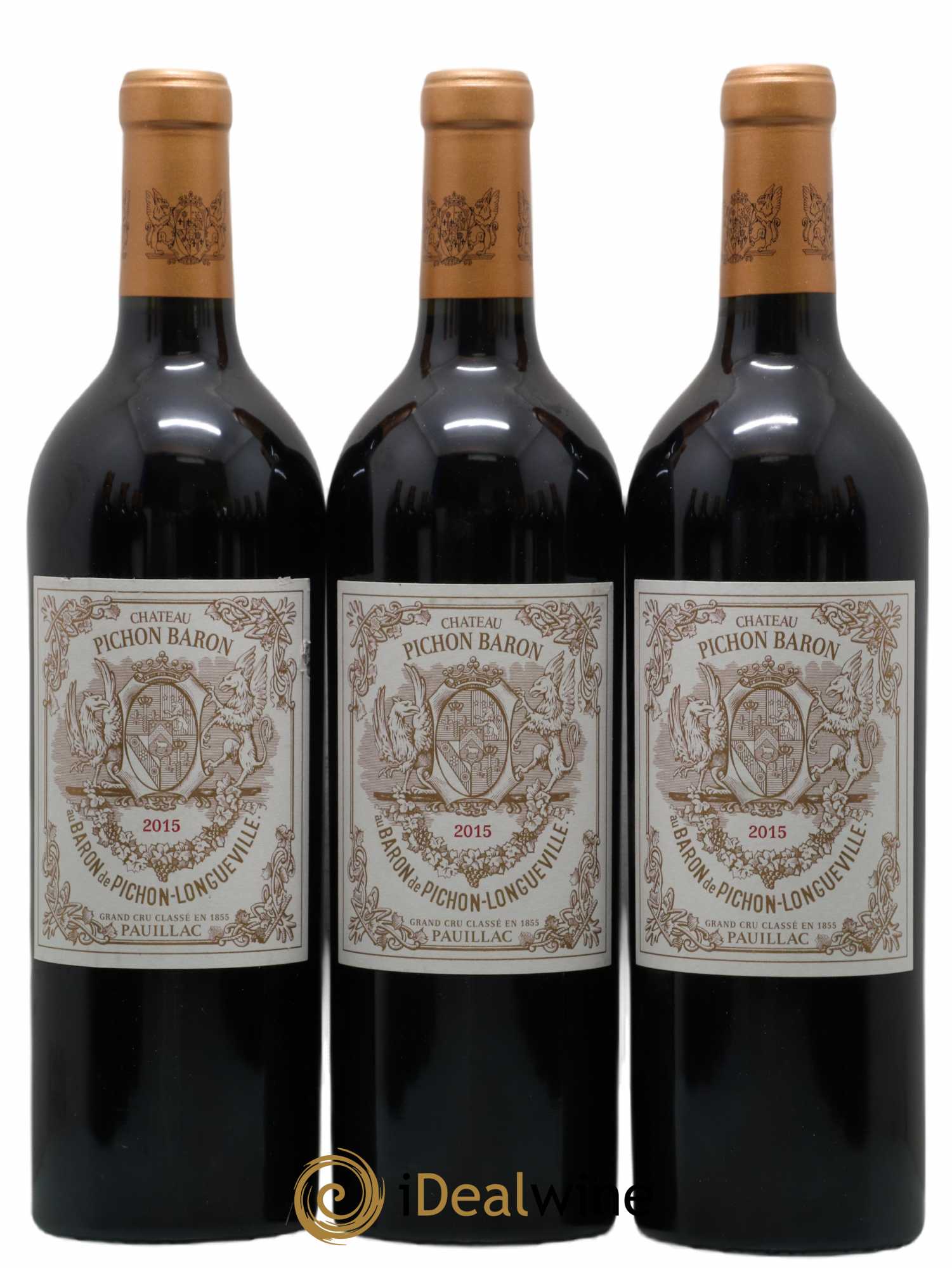 Pichon Longueville Baron 2ème Grand Cru Classé 2015 - Lot of 12 bottles - 1