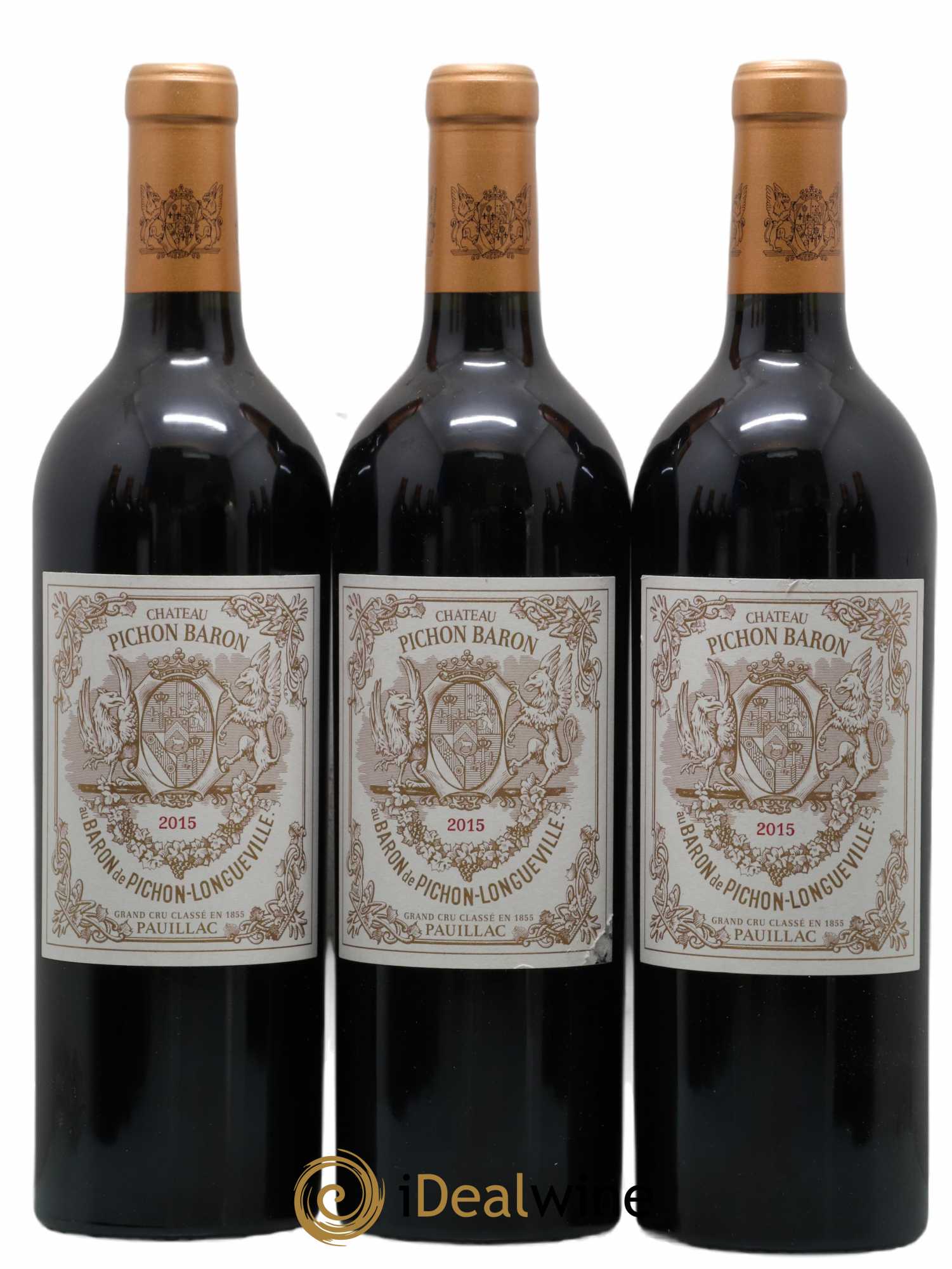 Pichon Longueville Baron 2ème Grand Cru Classé 2015 - Lot of 12 bottles - 3