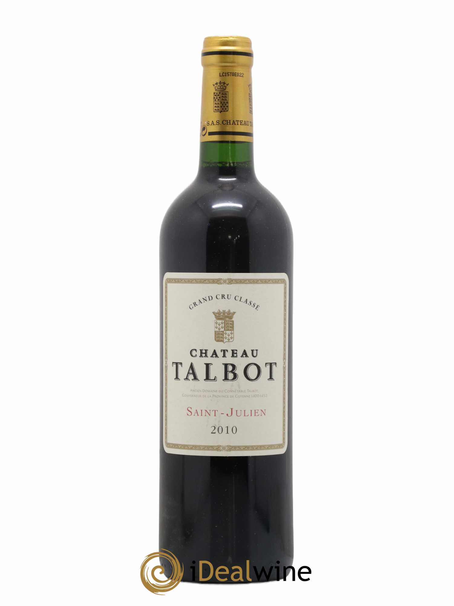 Château Talbot 4ème Grand Cru Classé 2010 - Lot de 1 bouteille - 0