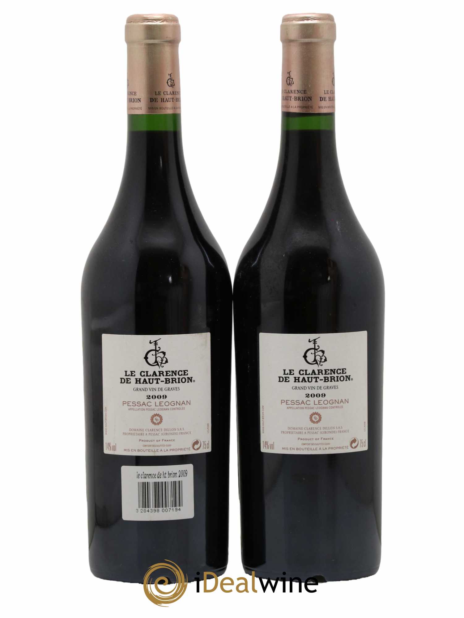 Clarence (Bahans) de Haut-Brion Second Vin 2009 - Lot of 2 bottles - 1