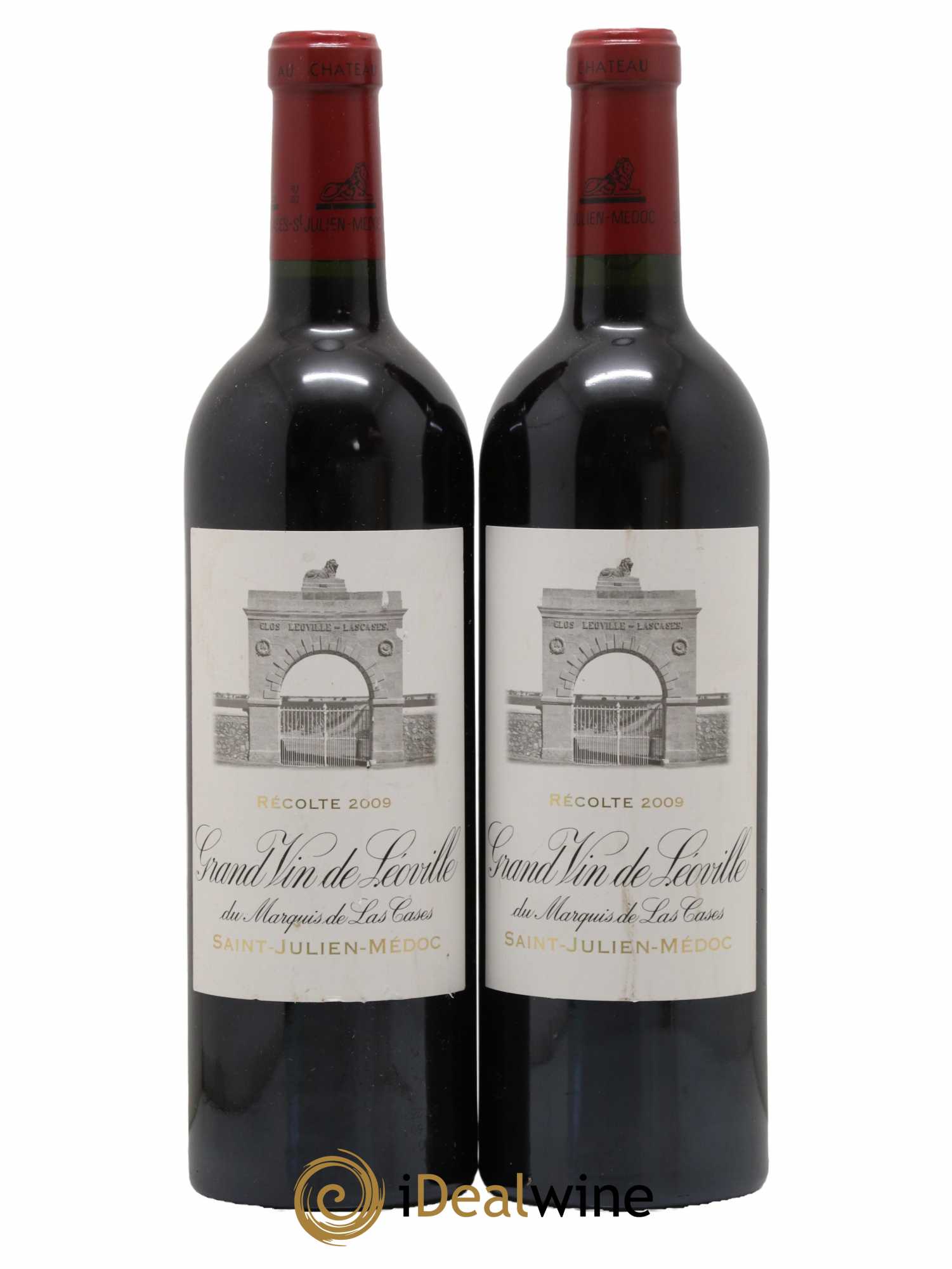 Château Léoville Las Cases 2ème Grand Cru Classé 2009 - Lot de 2 bouteilles - 0